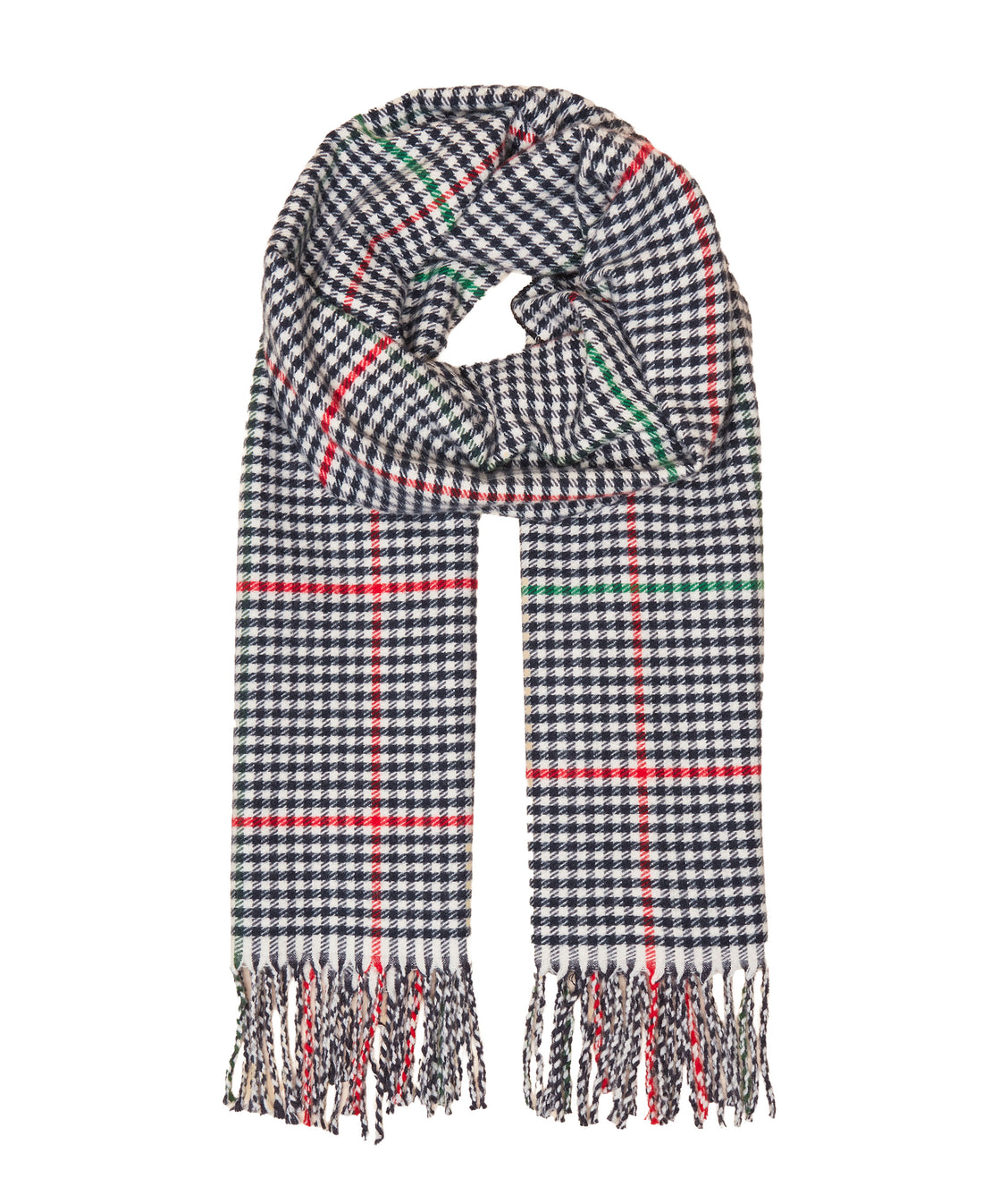 Langtree Scarf- Cream/Navy