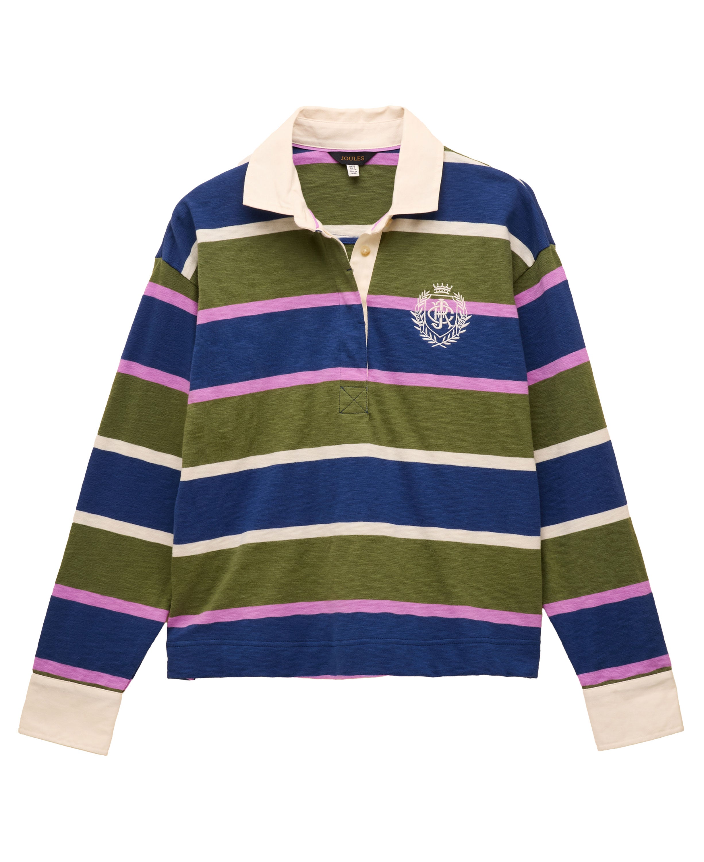 Lara Slub Rugby Shirt - Green