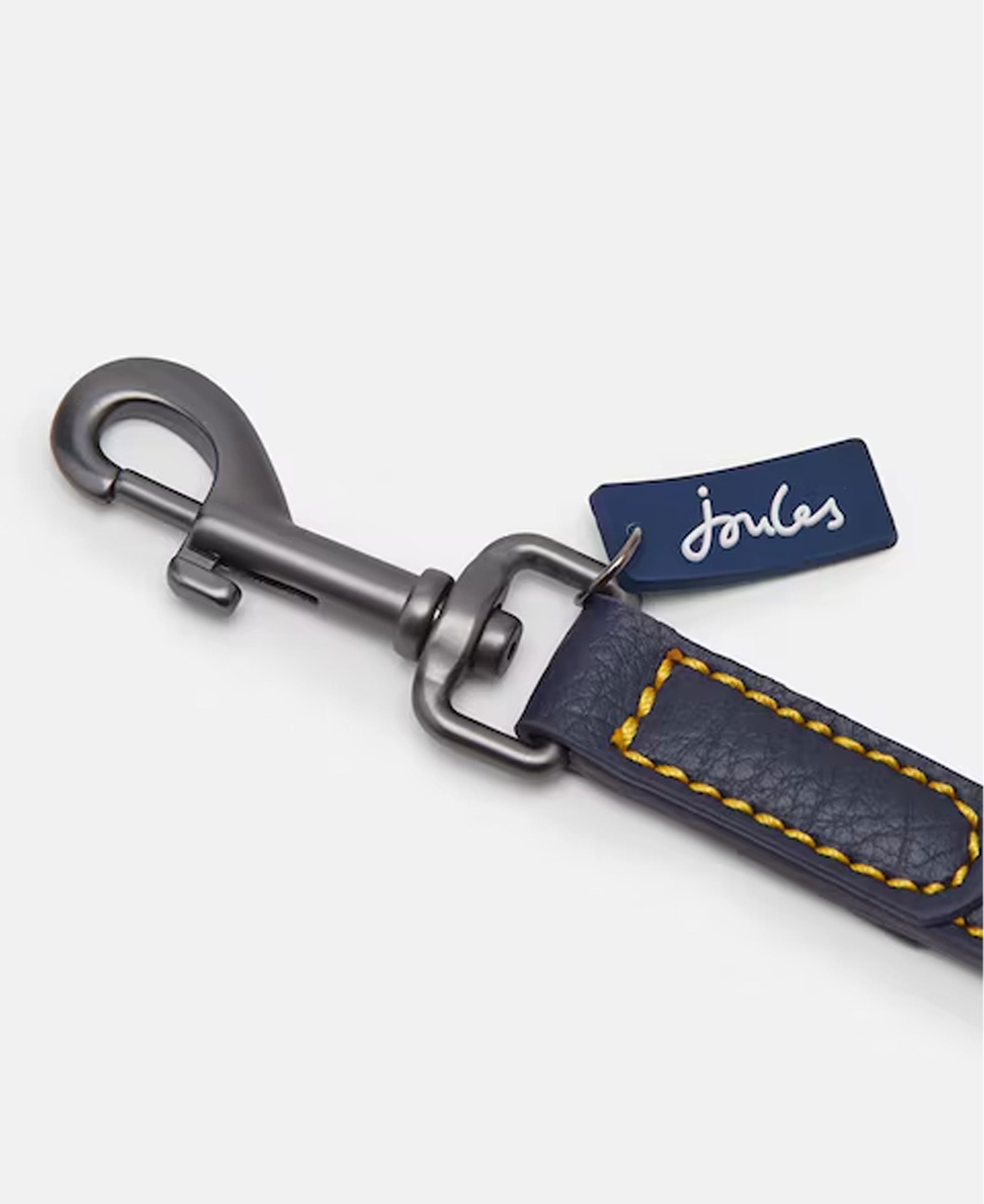 Leather Lead - Navy
