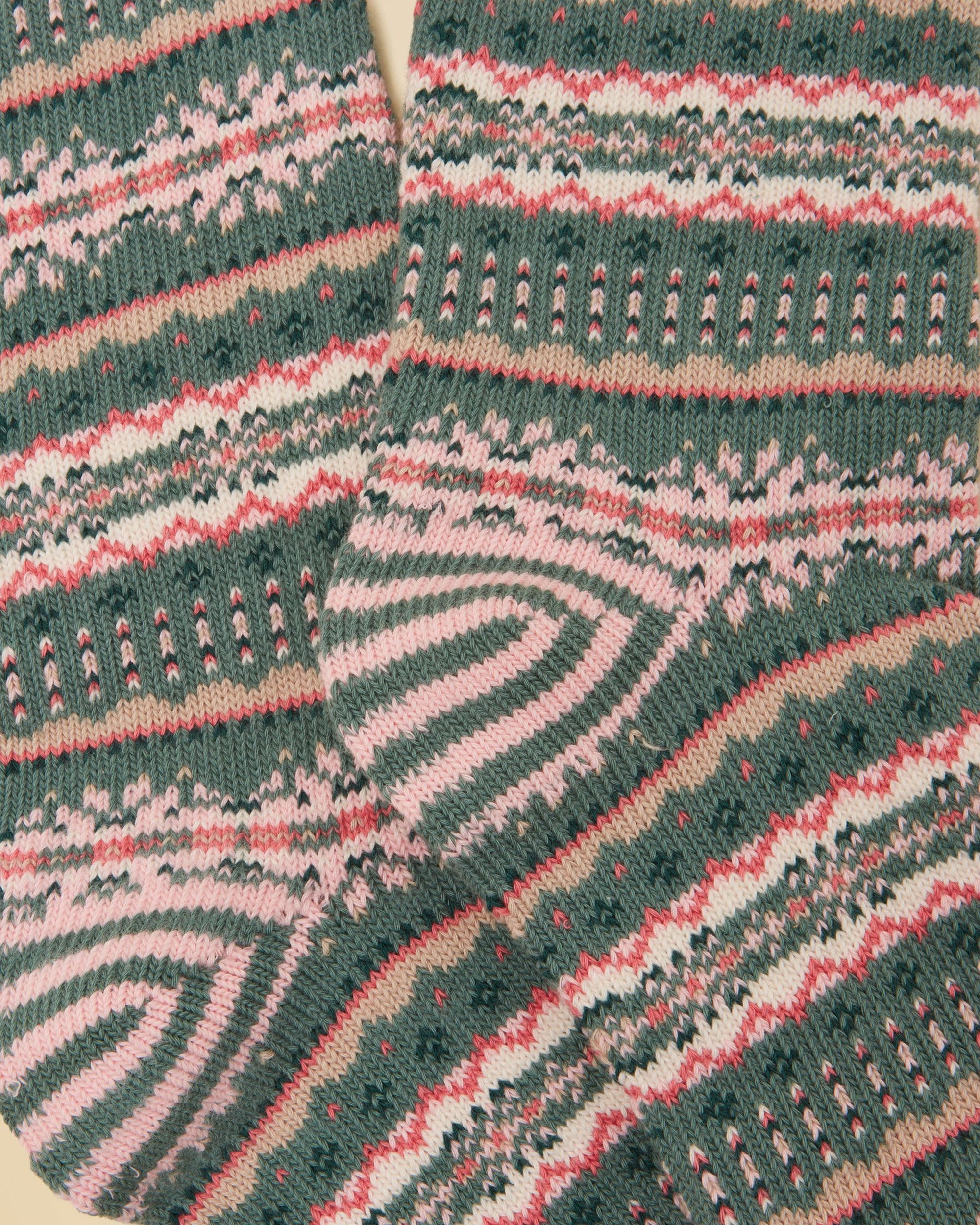 Lucille Socks - Khaki Green