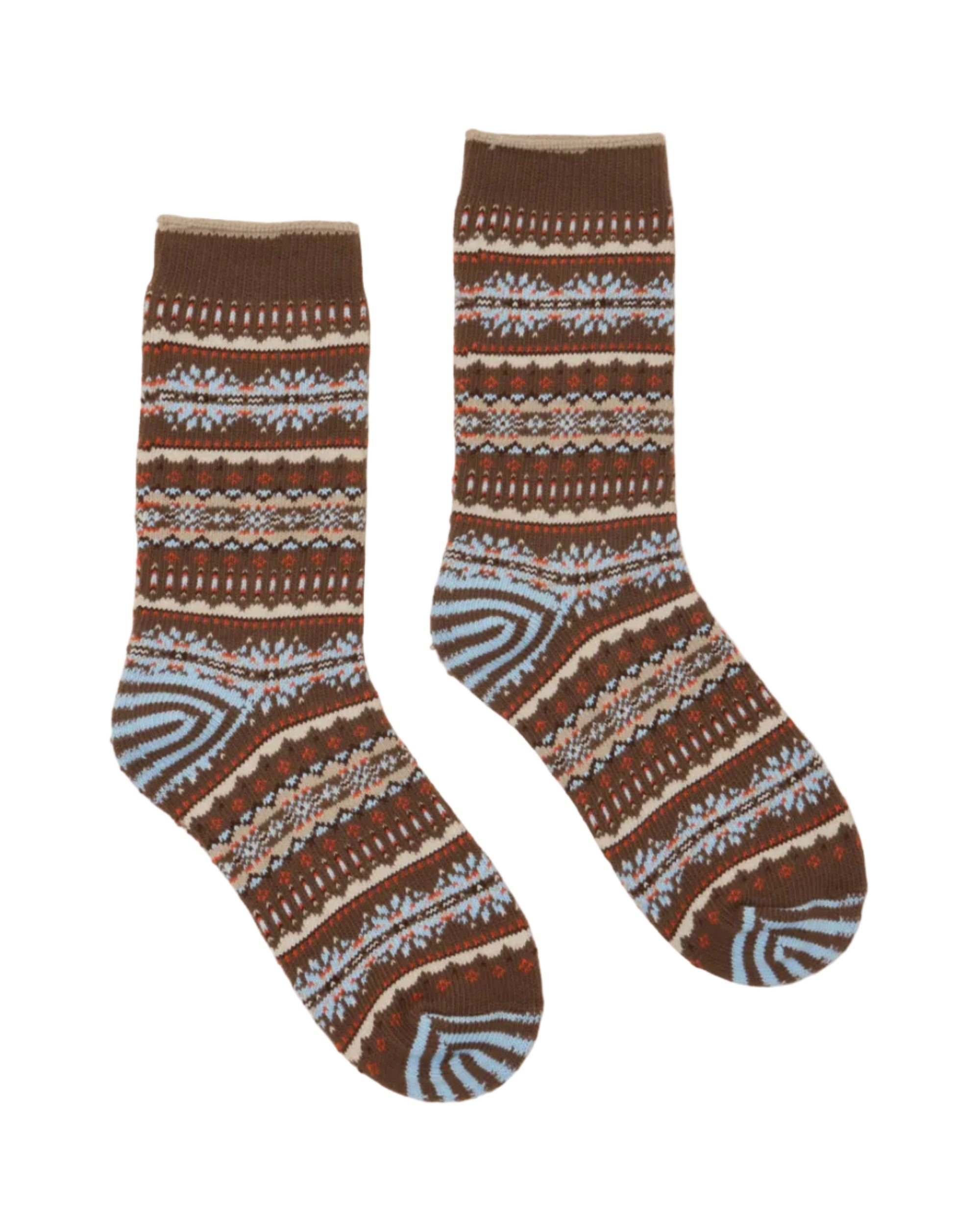 Lucille Socks - Chocolate Brown