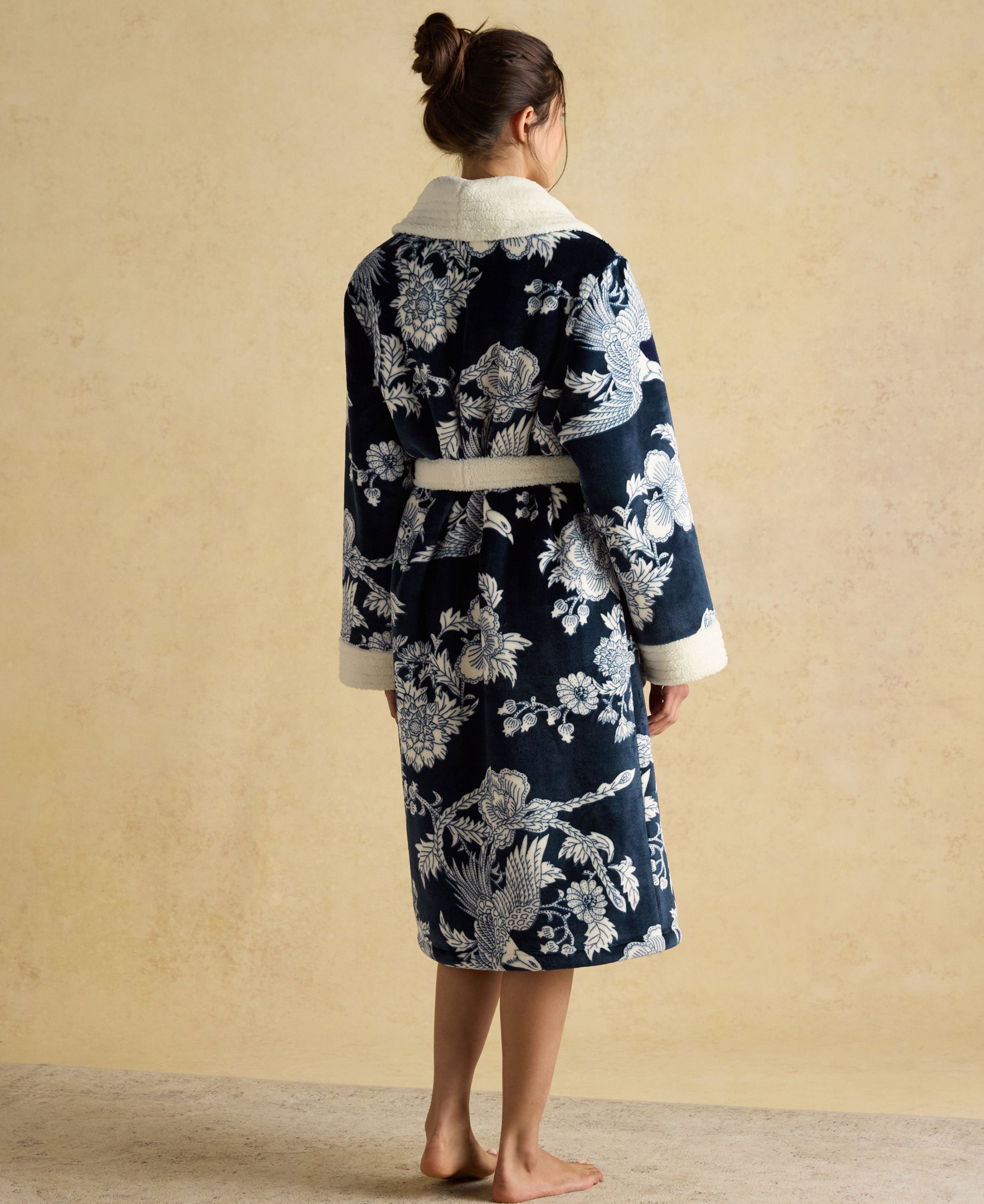 Matilda Dressing Gown - Navy