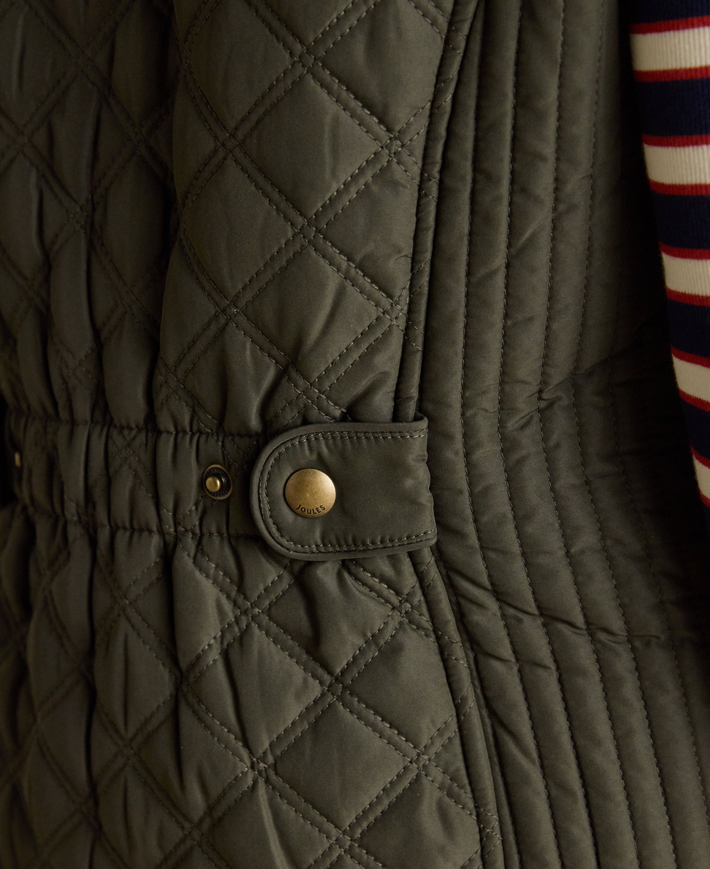 Minx Quilted Gilet - Green