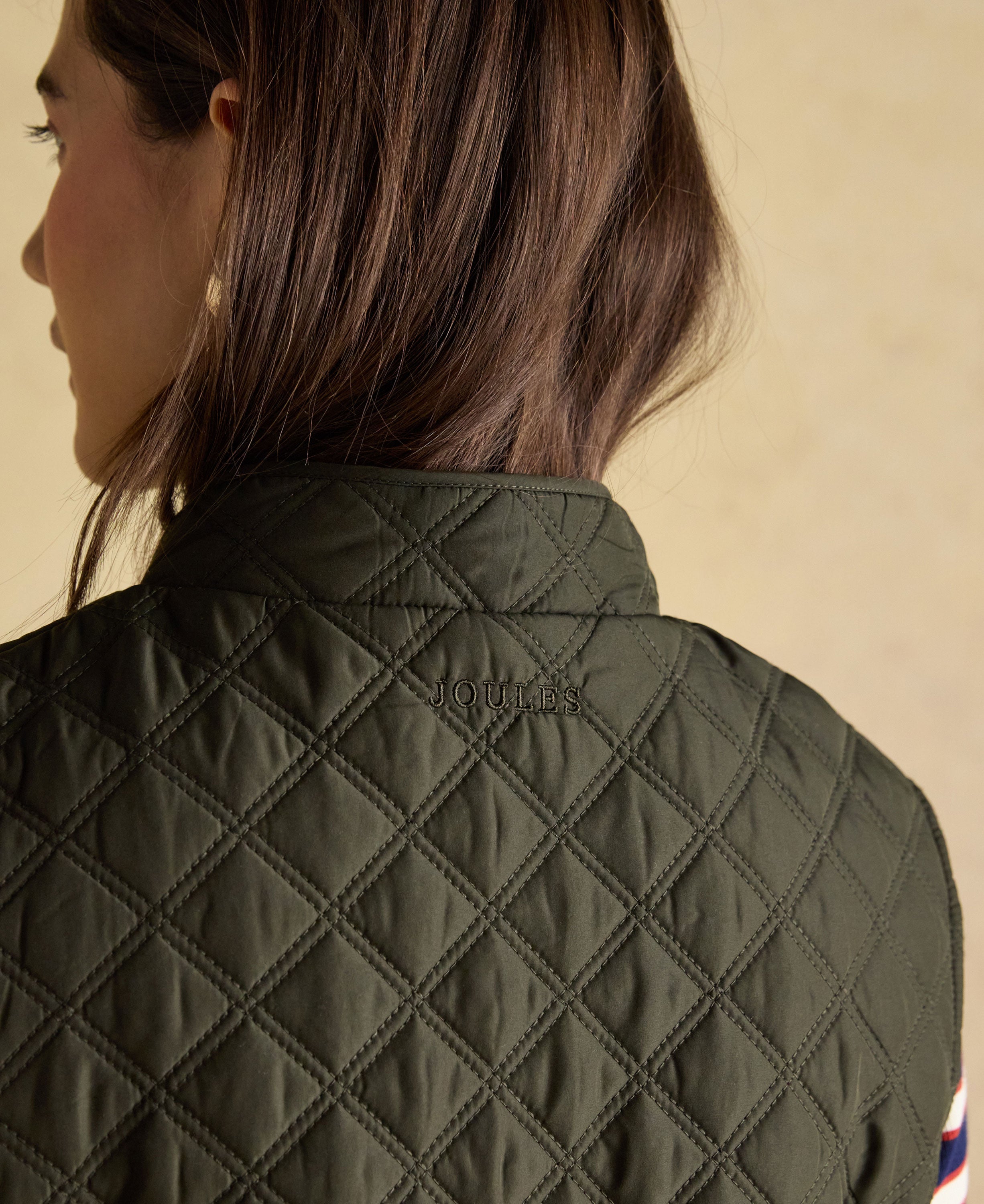 Minx Quilted Gilet - Green