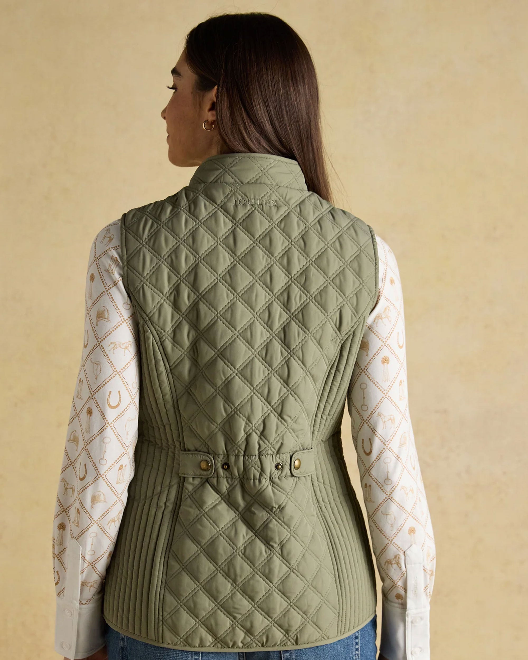 Minx Gilet - Khaki Green