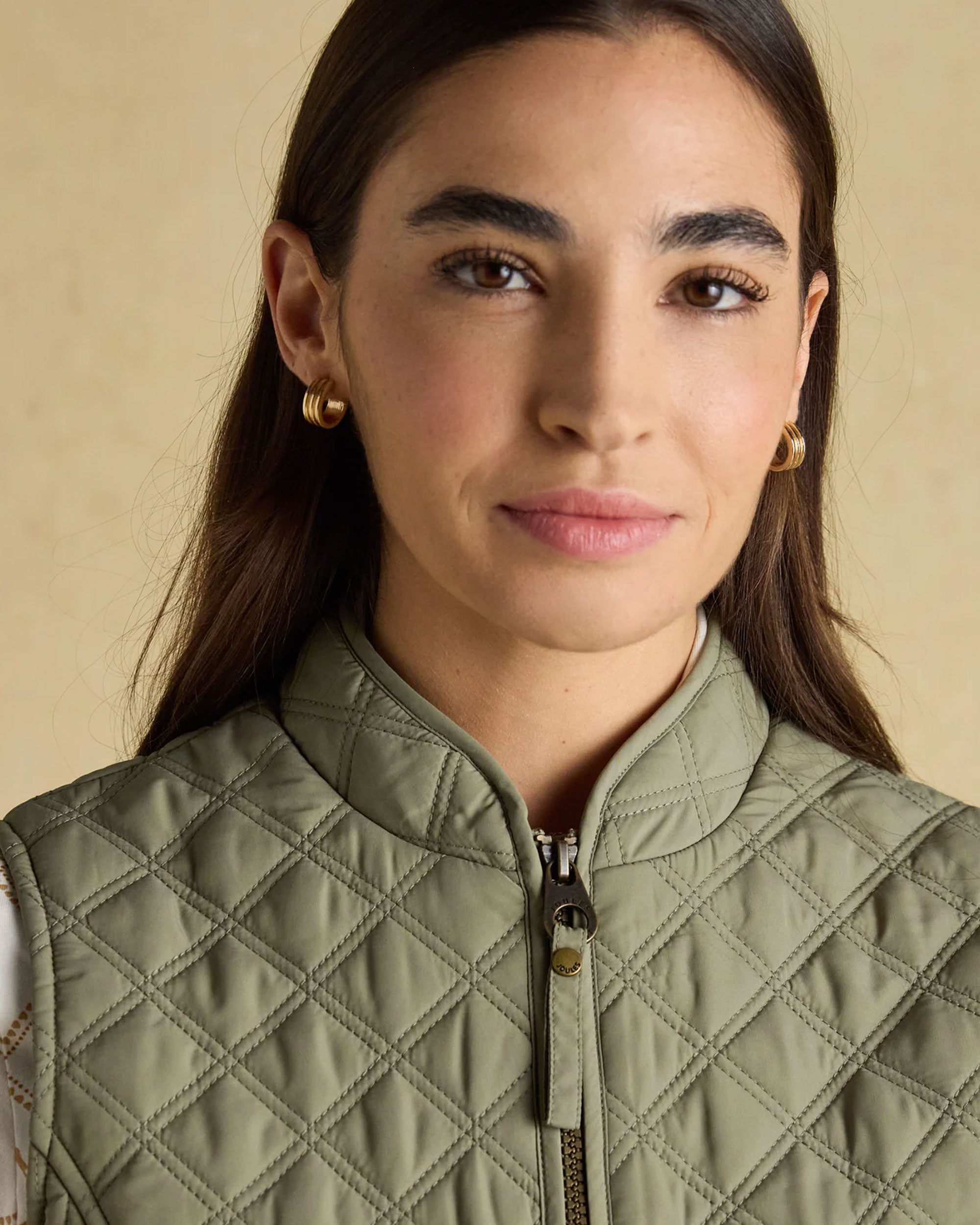 Minx Gilet - Khaki Green