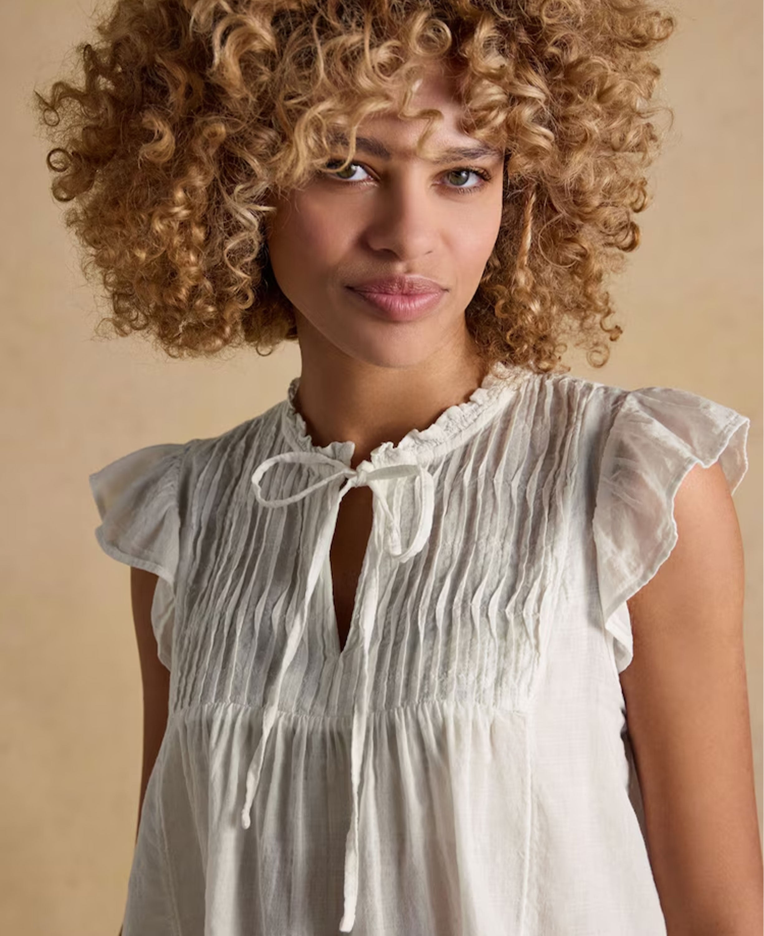 Nolan Blouse - White