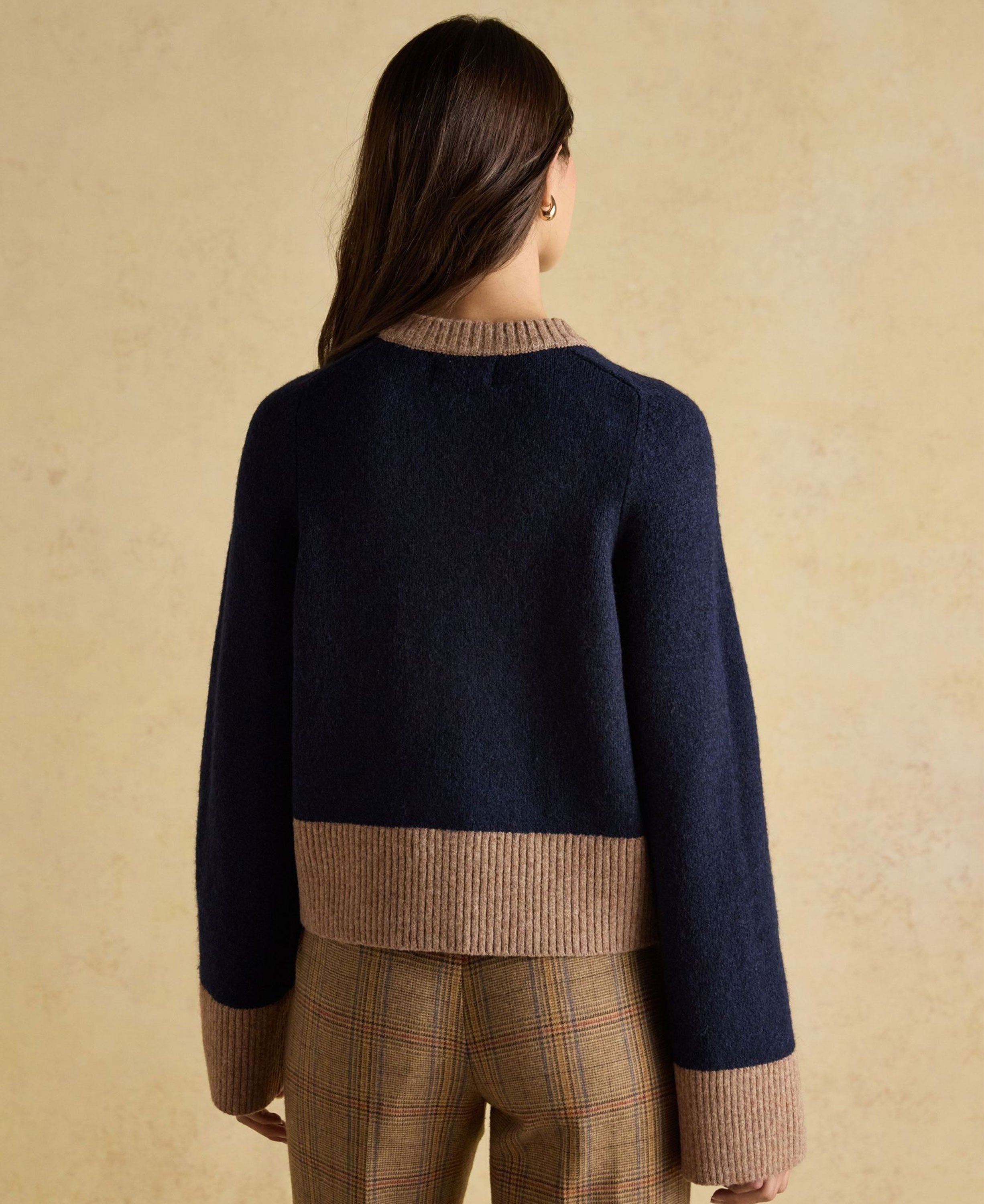 Nora Knitted Cardigan - Navy