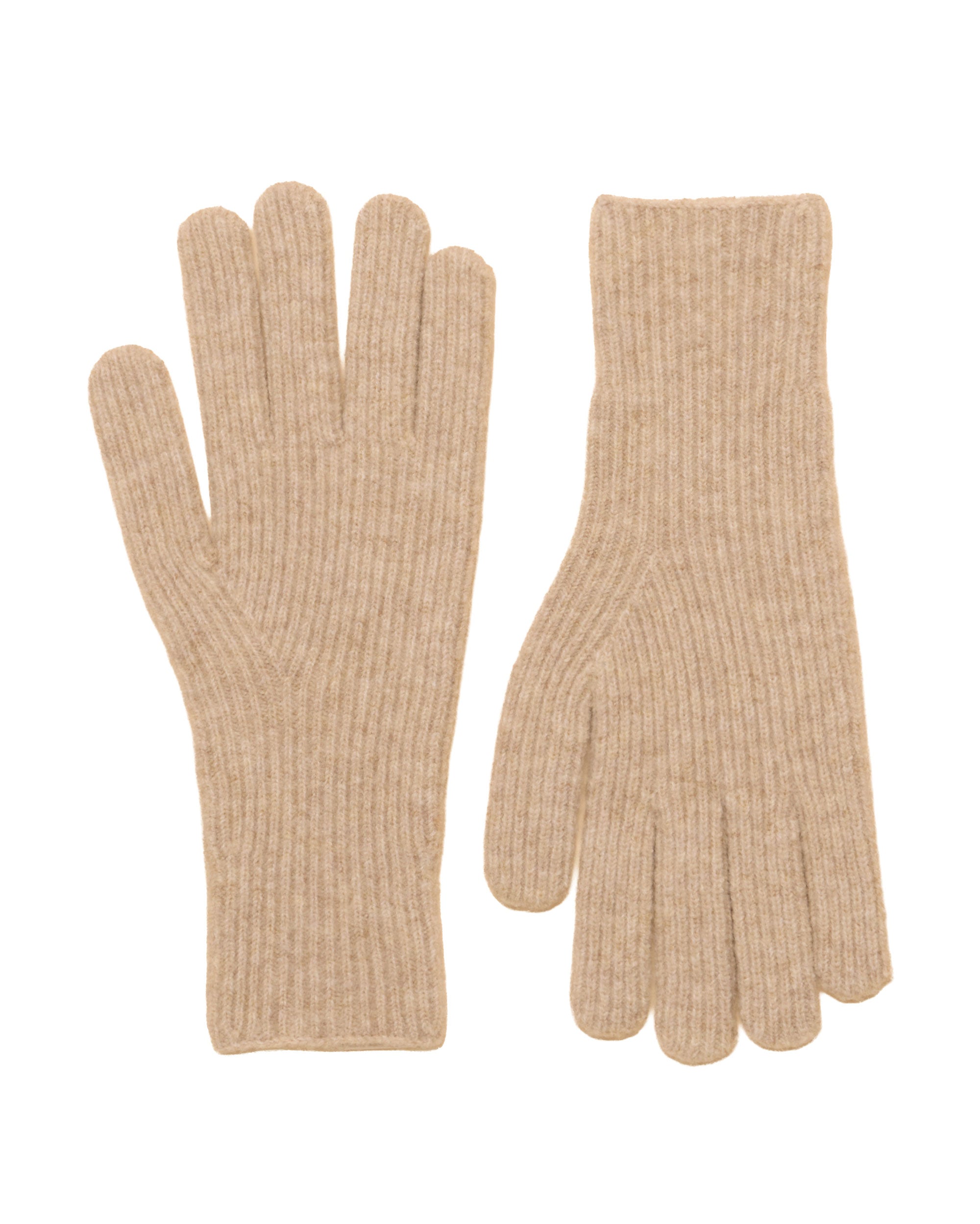 Fine Knit Glove - Oatmeal