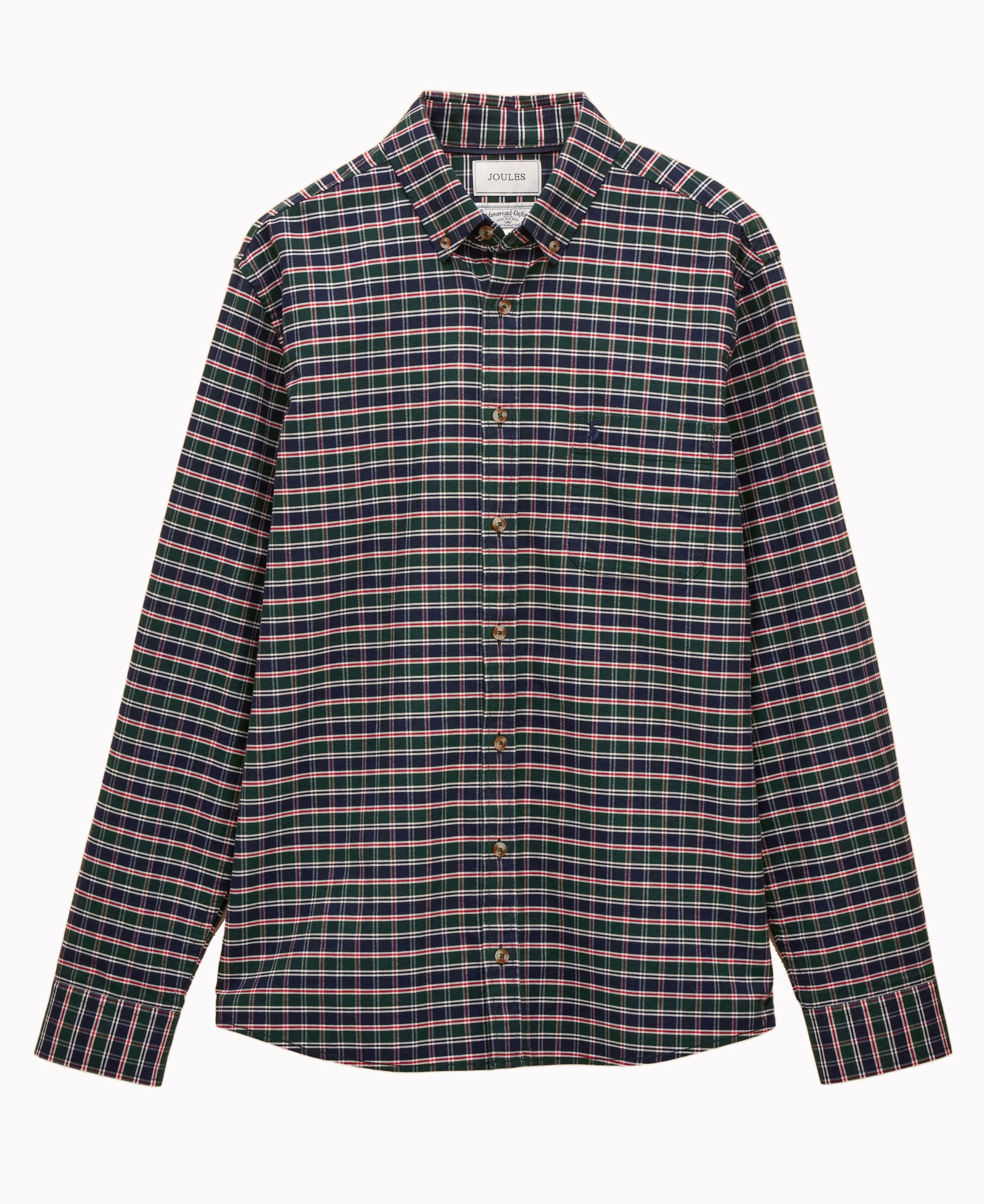Oxford Check Cotton Shirt - Green