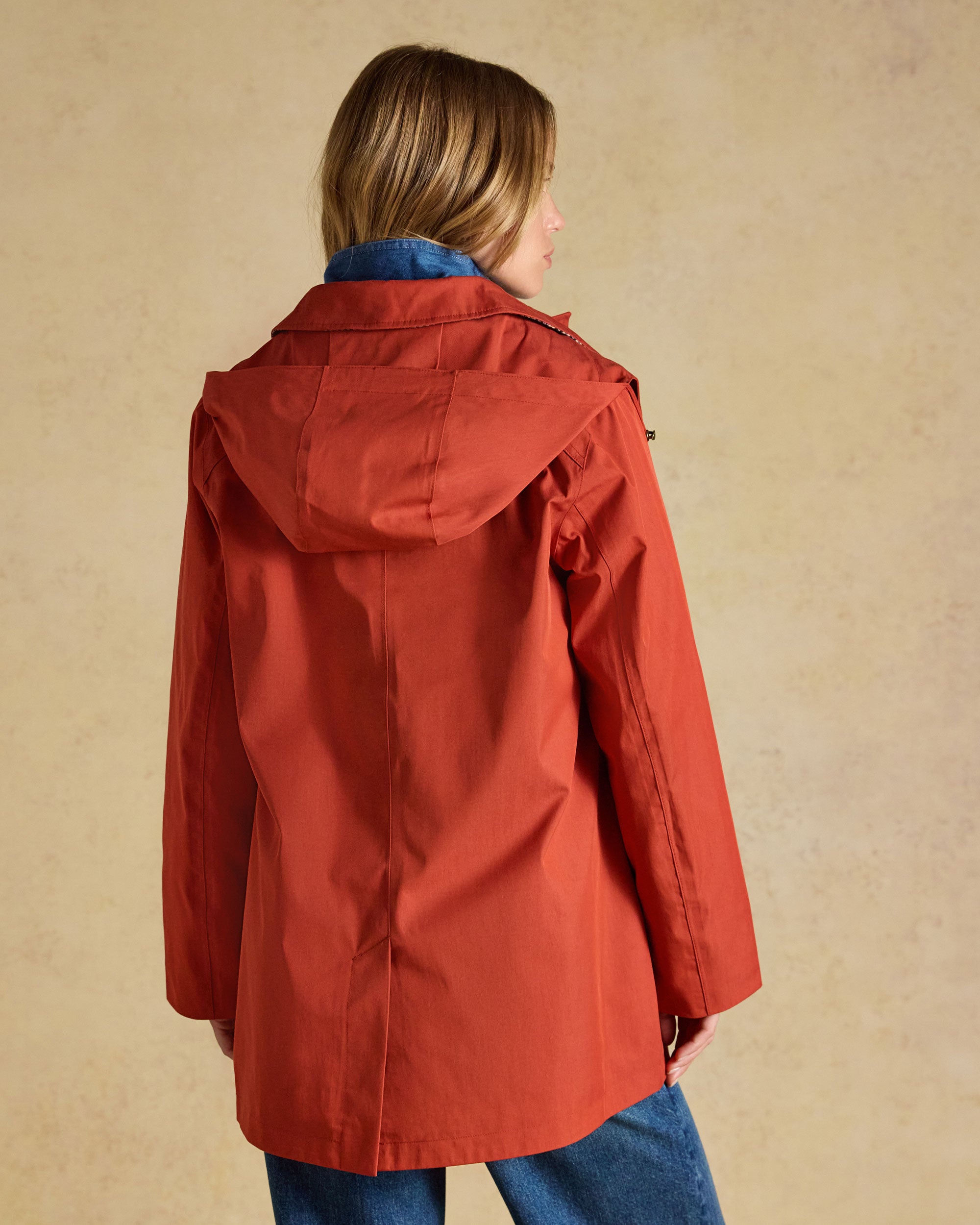 Rainmore Coat - Rust Red