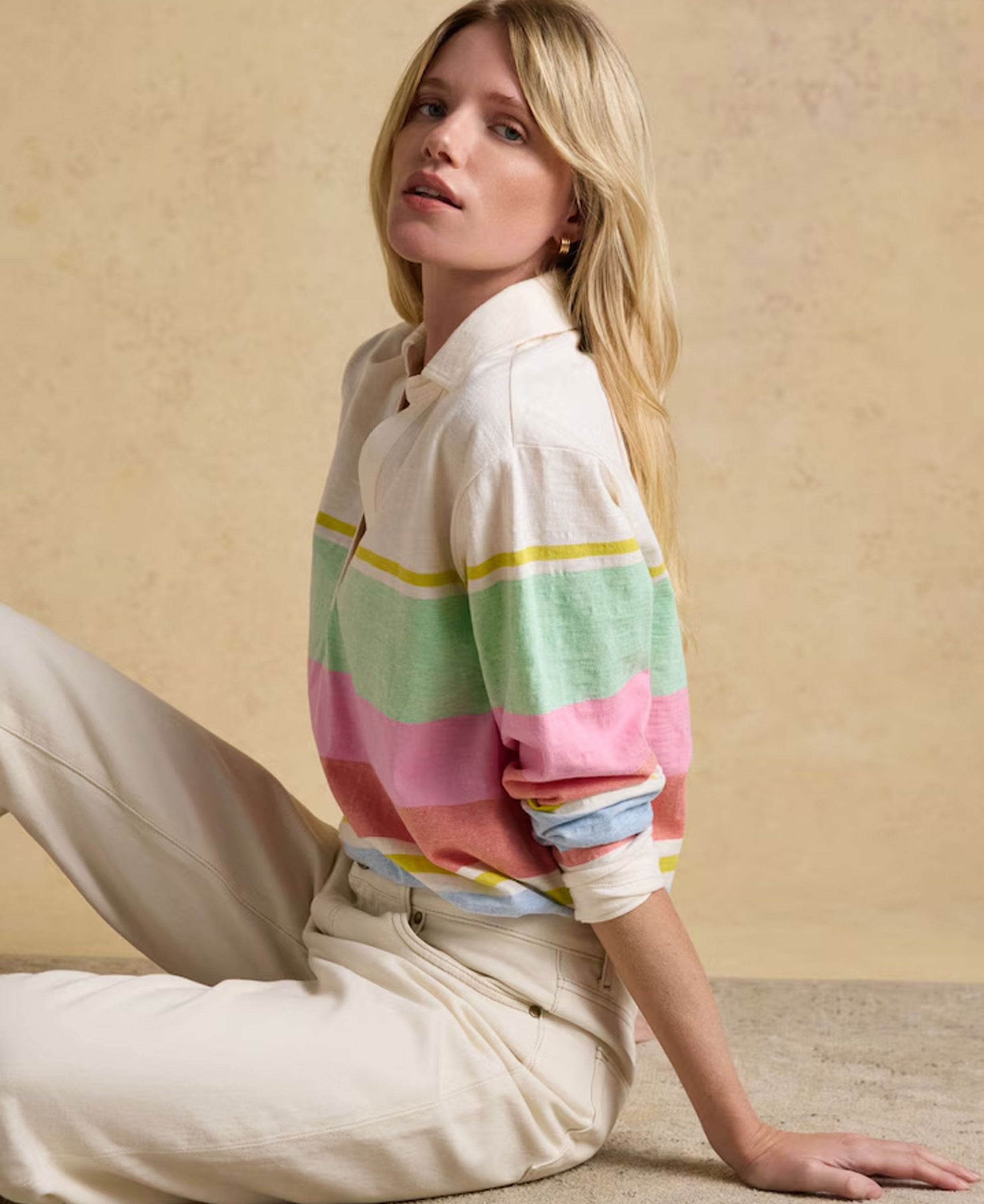 Tallie T-Shirt - Cream Multi