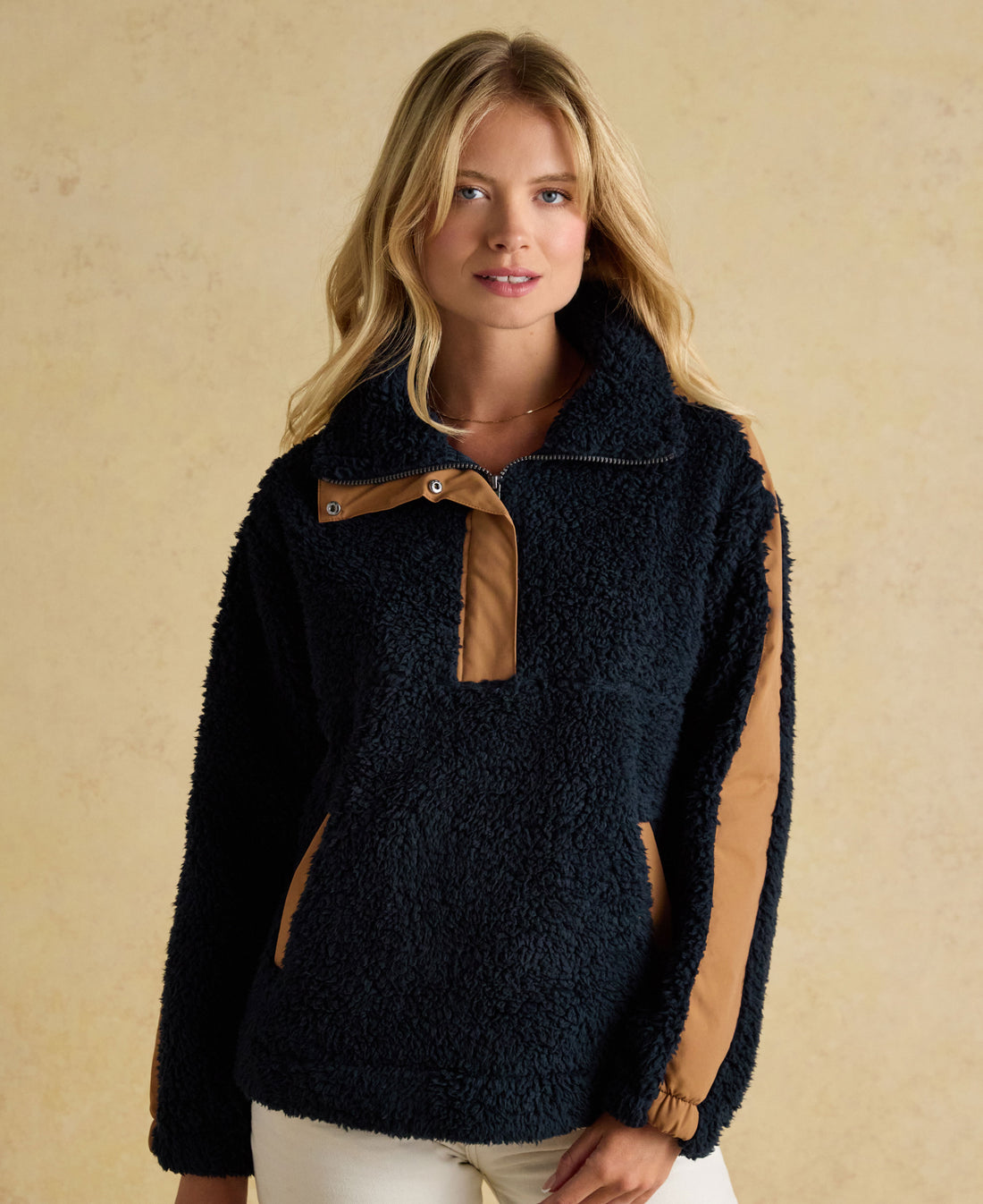 Tilly Fleece Borg - Navy