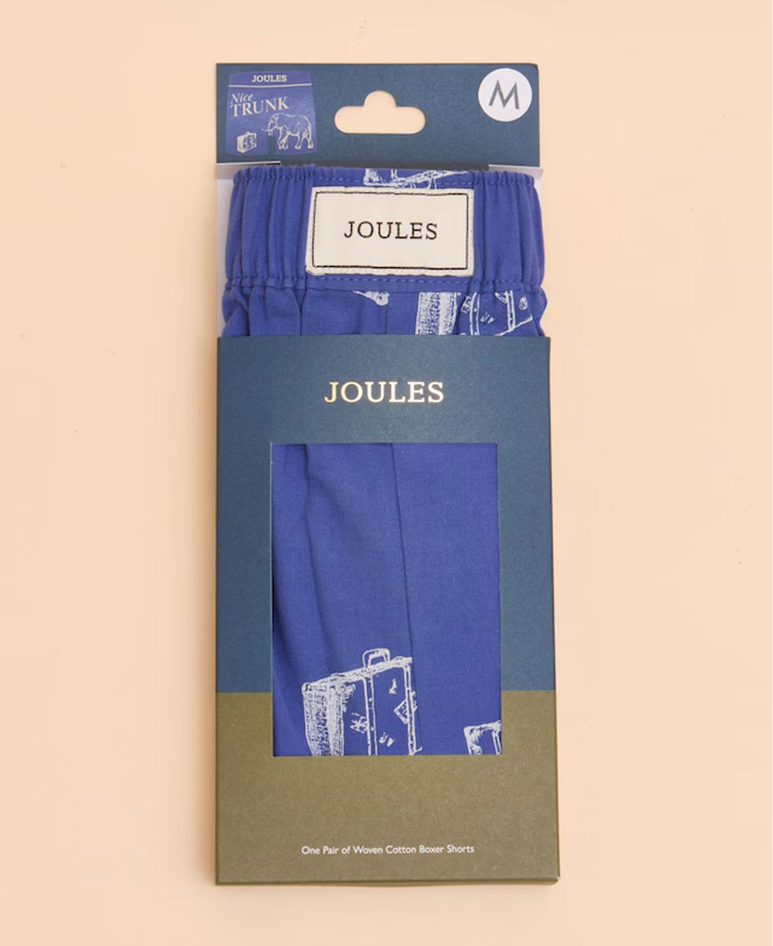 Woven Boxers - Blue Elephant