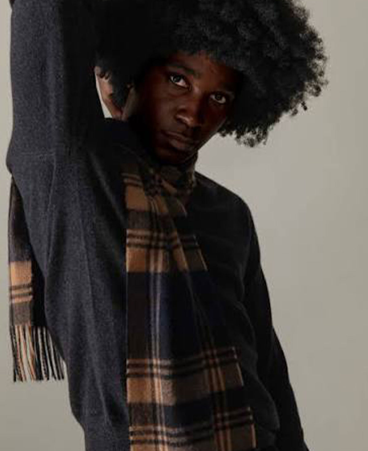 Classic V Neck - Charcoal