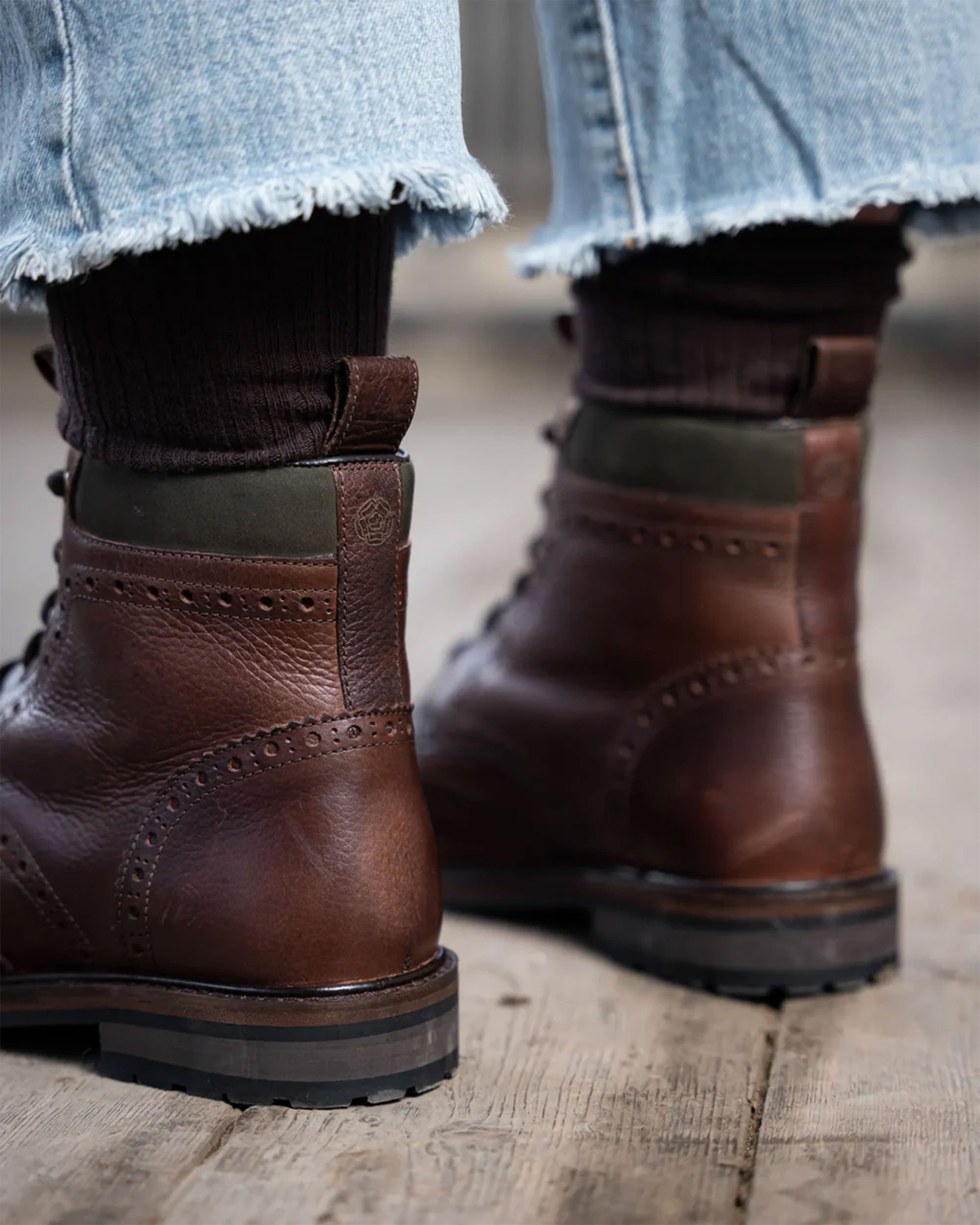 Chipping Boots - Chestnut / Khaki