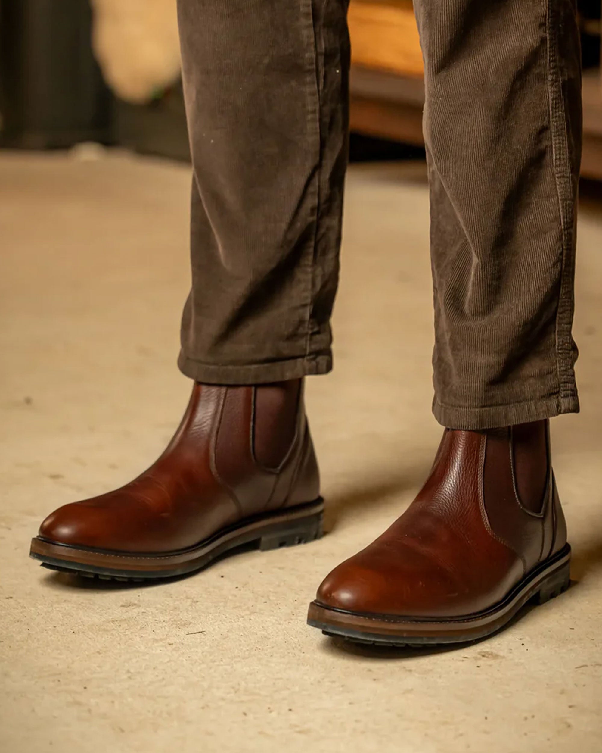 Hoghton Boots - Chestnut Grained