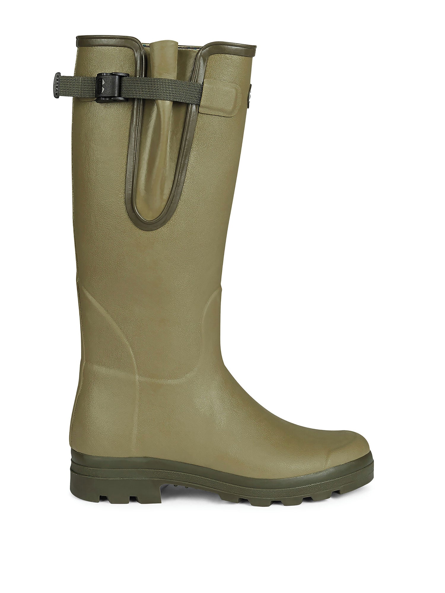 Vierzon Jersey Lined Wellington Boot - Vert Vierzon