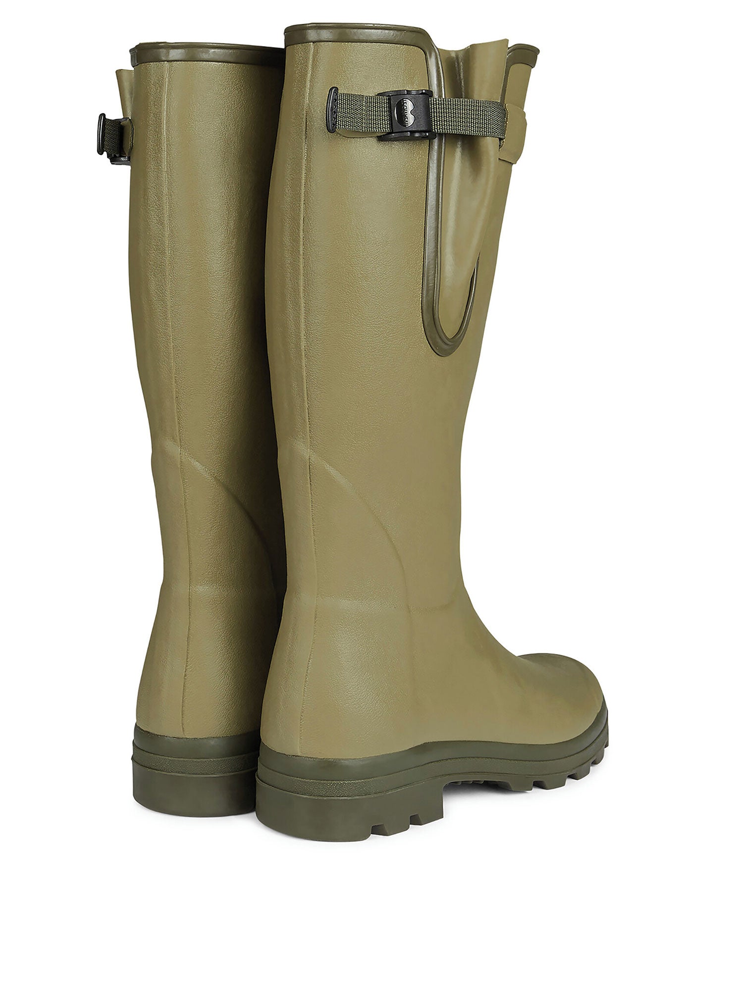 Vierzon Jersey Lined Wellington Boot - Vert Vierzon