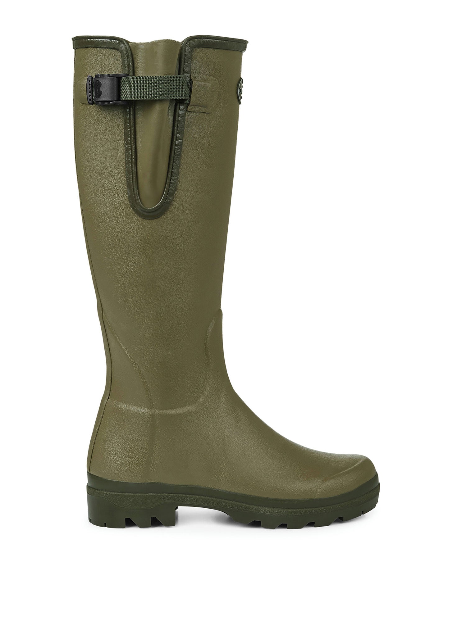 Vierzon Jersey Lined Wellington Boot - Vert Vierzon