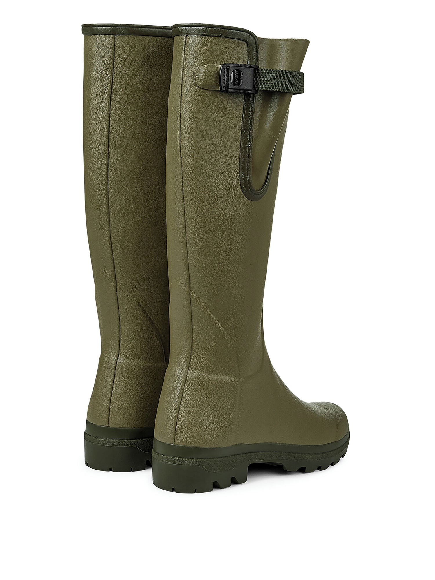 Vierzon Jersey Lined Wellington Boot - Vert Vierzon