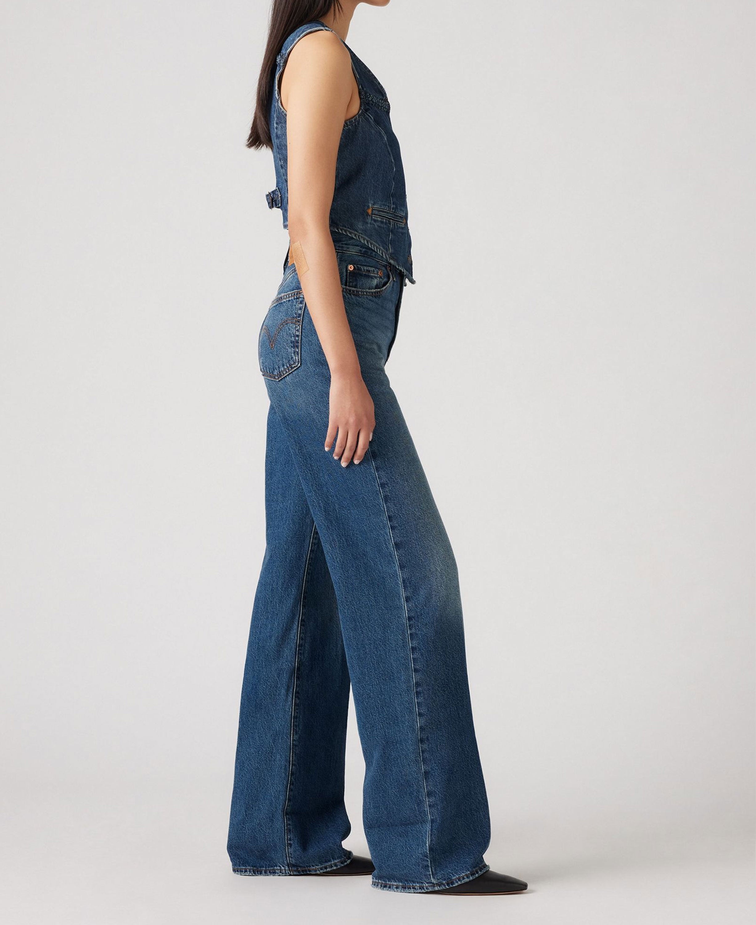 Ribcage Wide Leg Jeans - Polar Perimeter