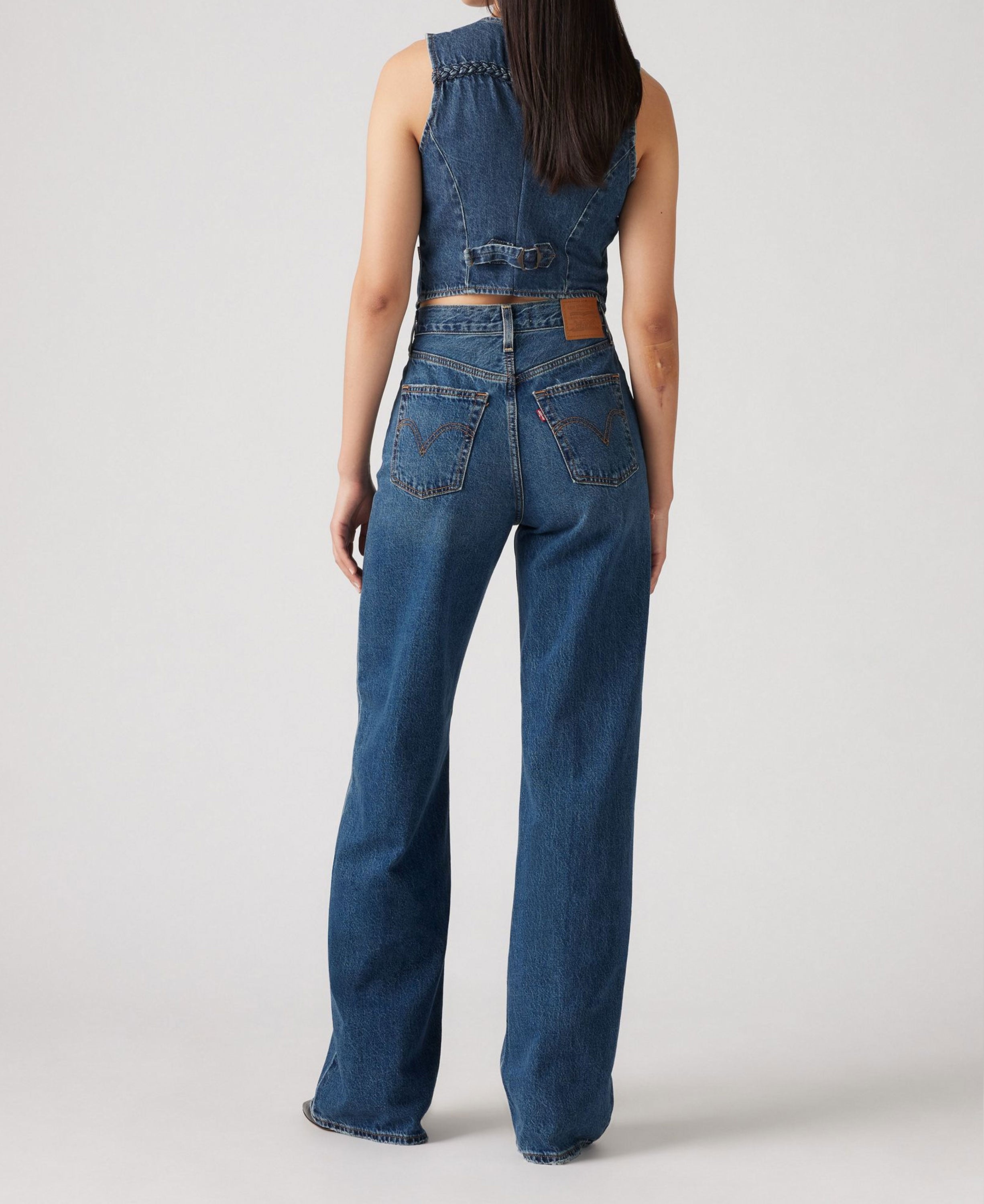 Ribcage Wide Leg Jeans - Polar Perimeter