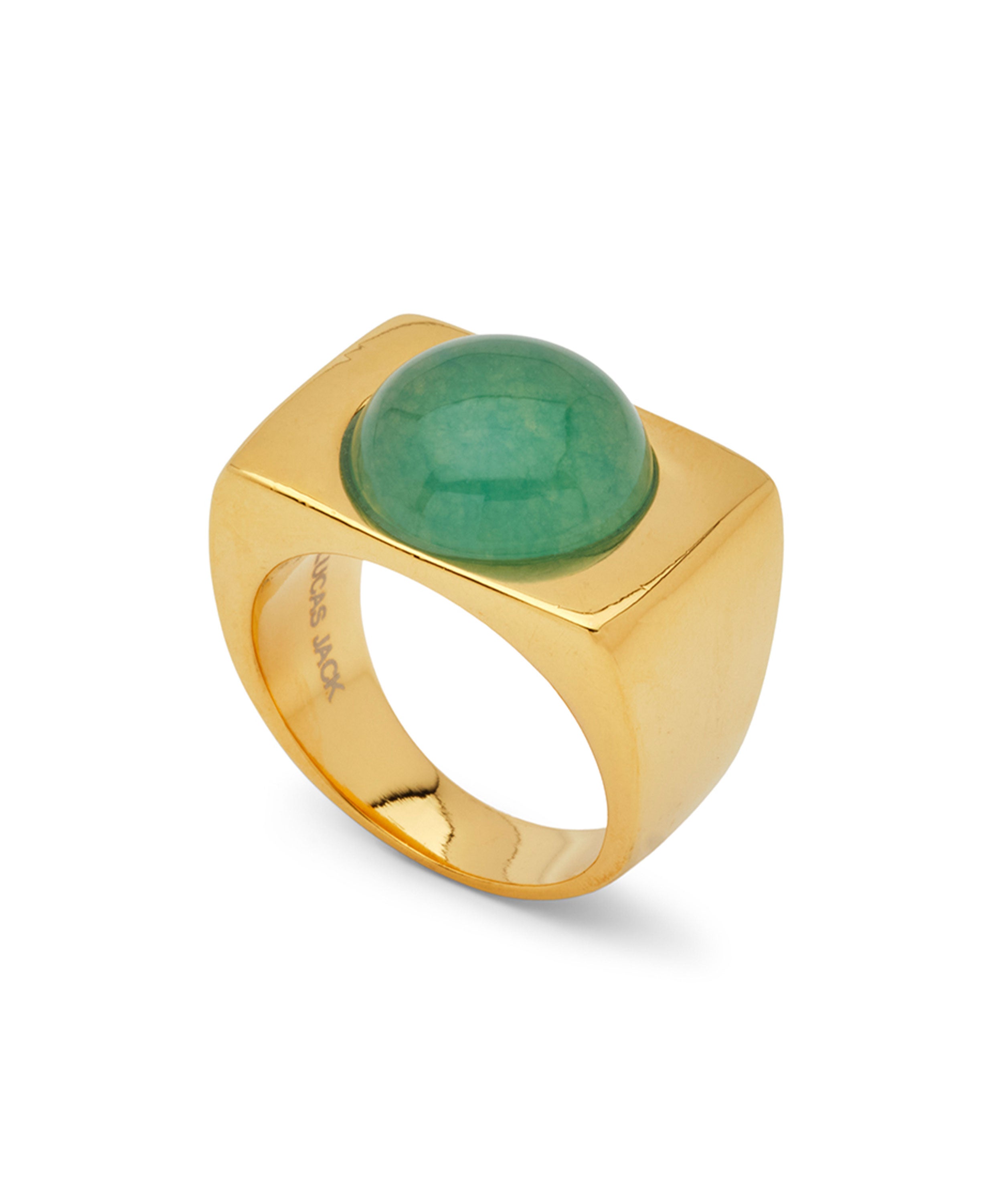 Blue Green Quartz Ring - Blue Green Quartz
