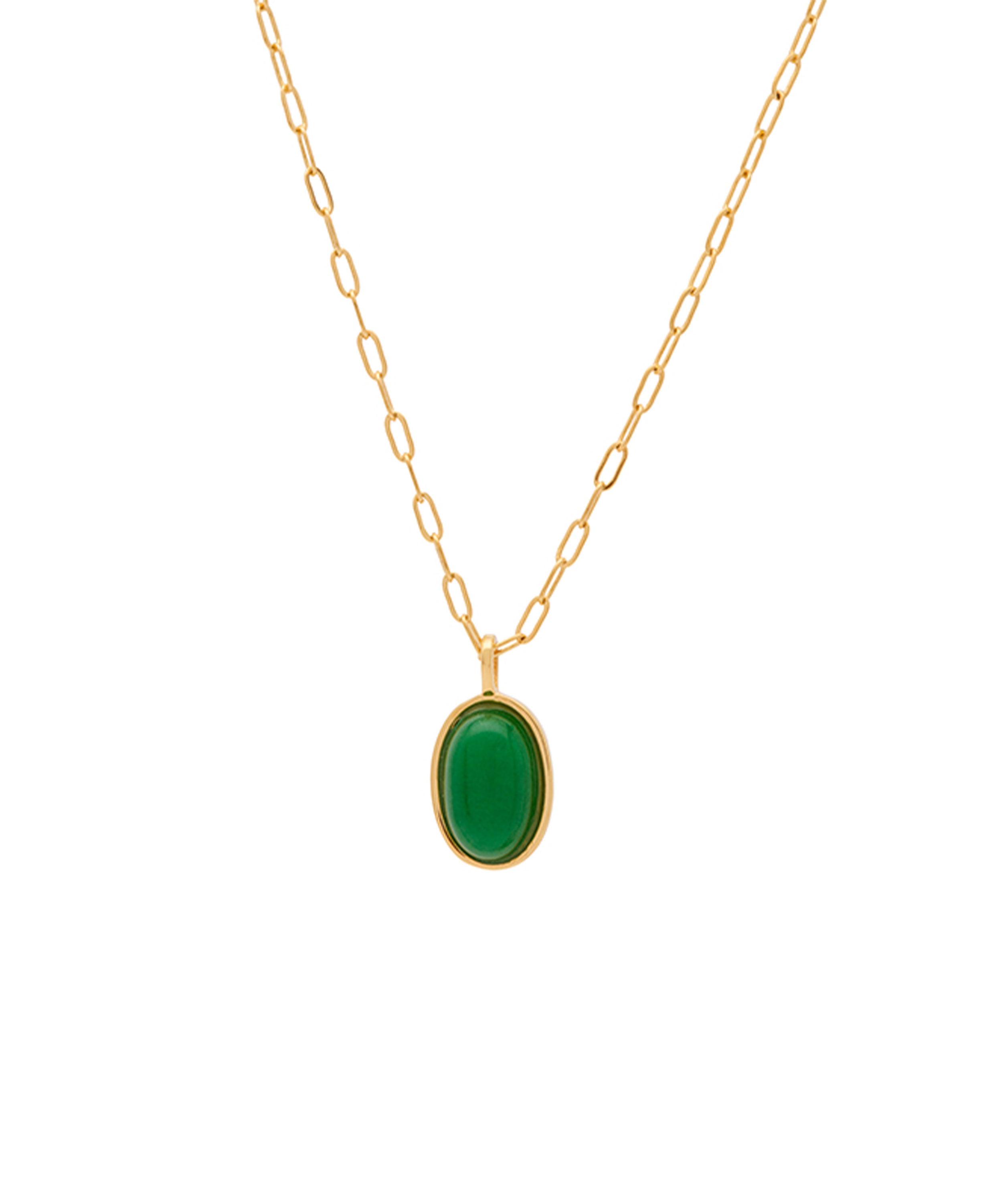 Green Quartz Necklace - Green Quartz