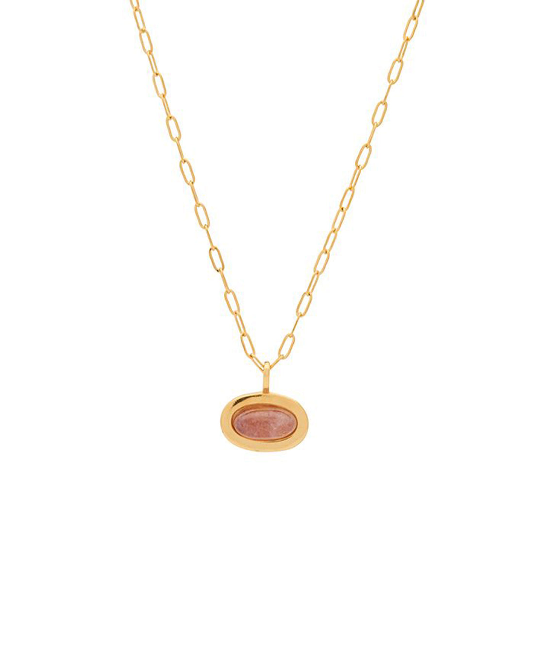 Strawberry Crystal Necklace - Strawberry Crystal