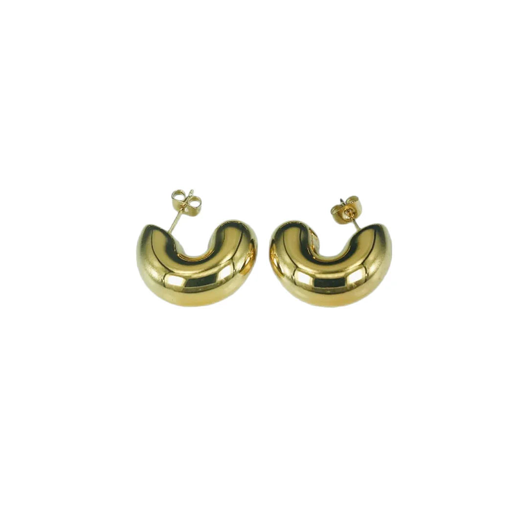 Gold Earrings E63 - Gold