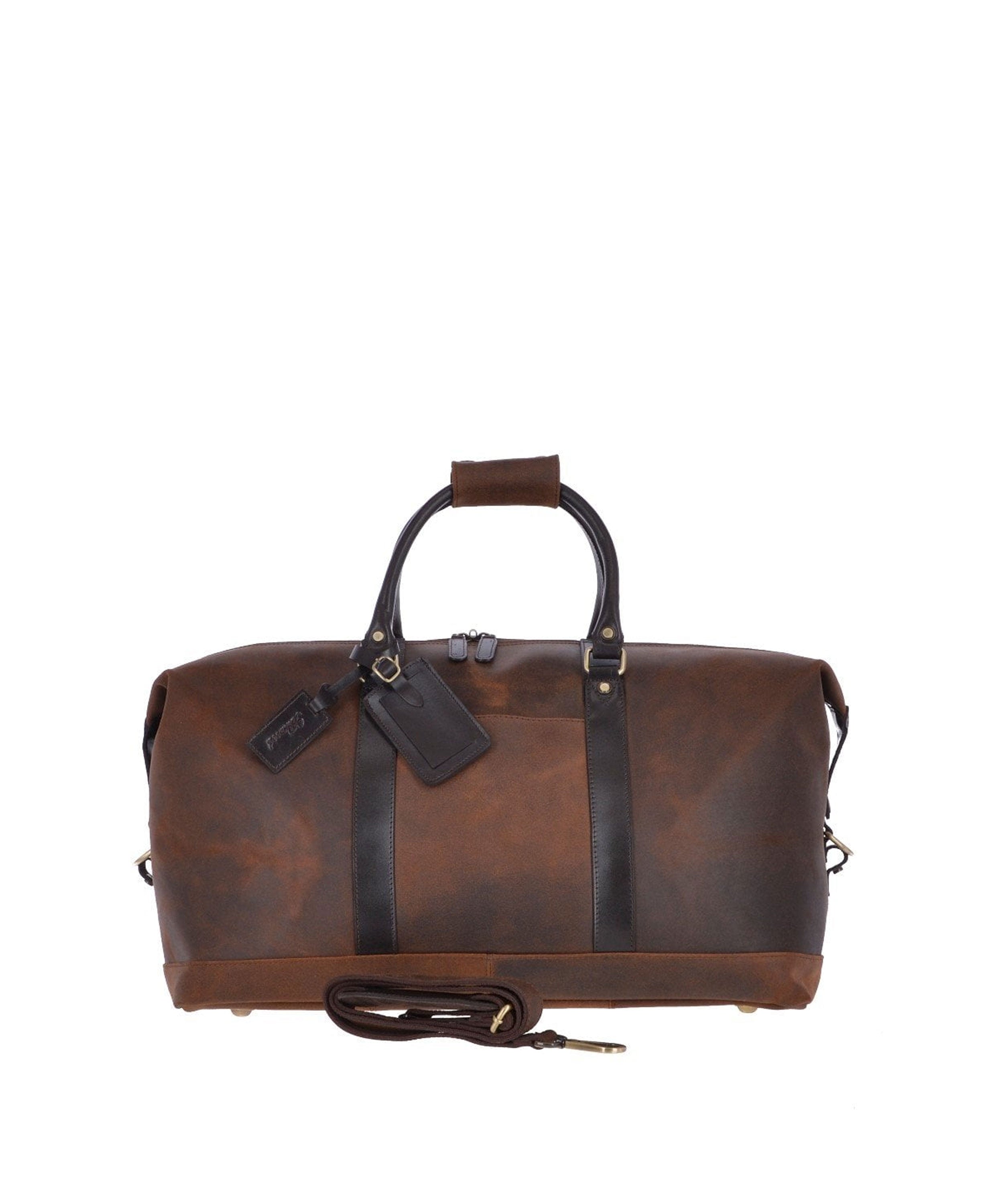 Oxford Marcus Weekend Holdall - Mud Brown