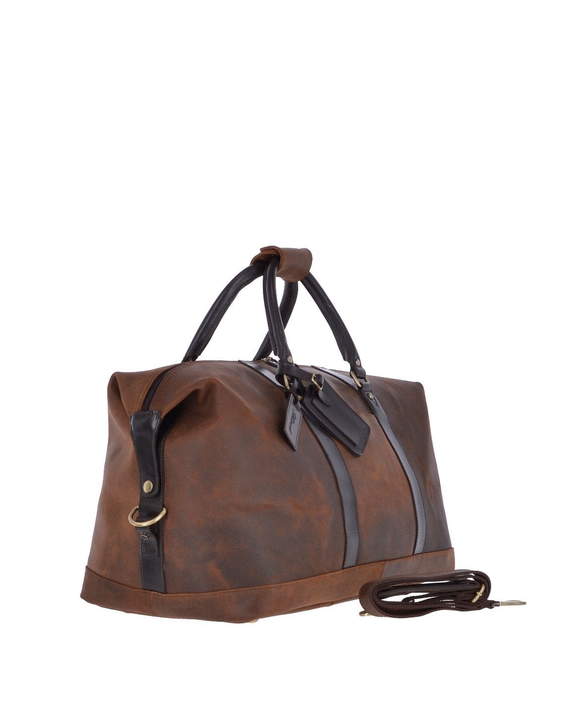 Oxford Marcus Weekend Holdall - Mud Brown