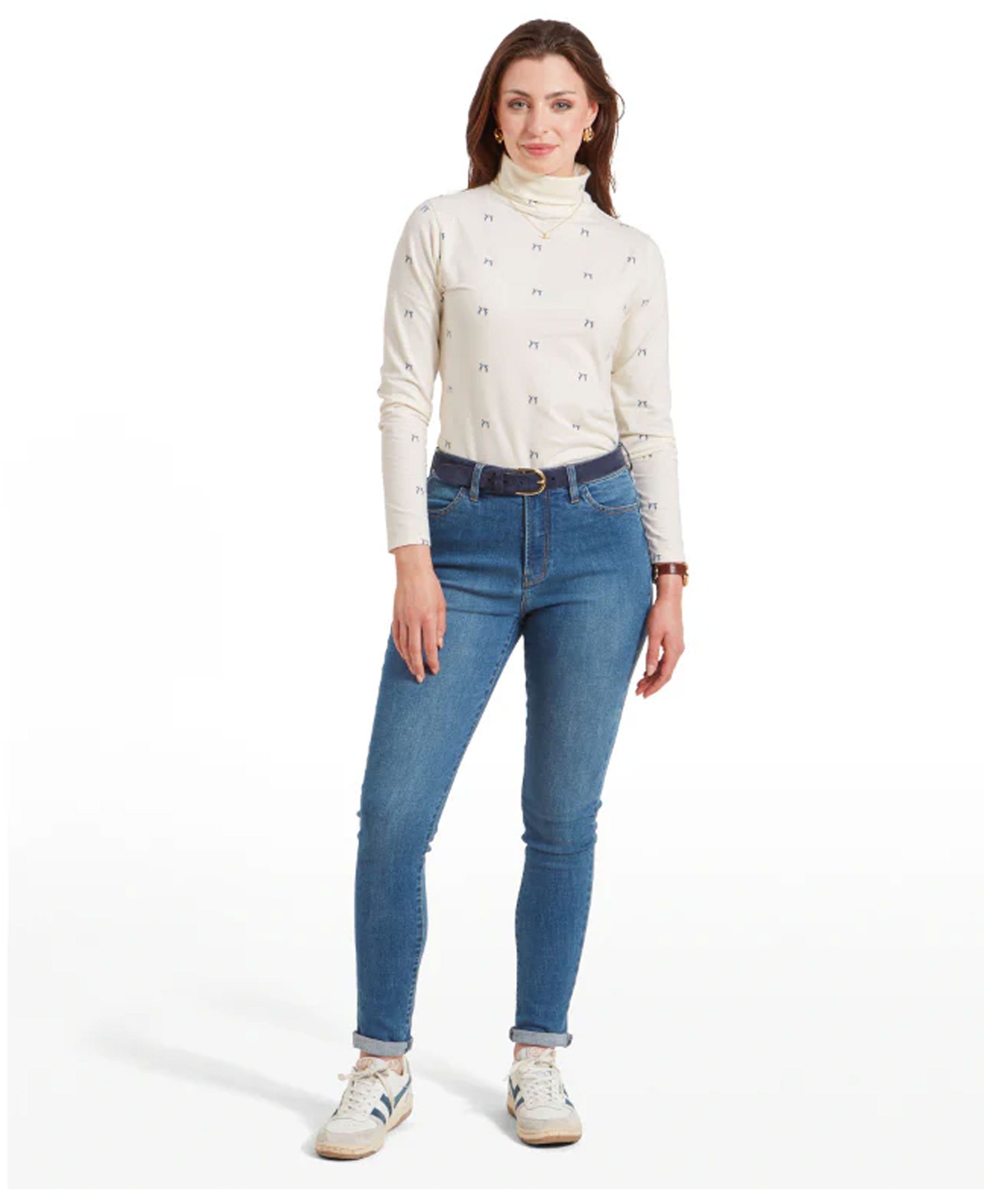 Malham Top - Vintage Navy Hare