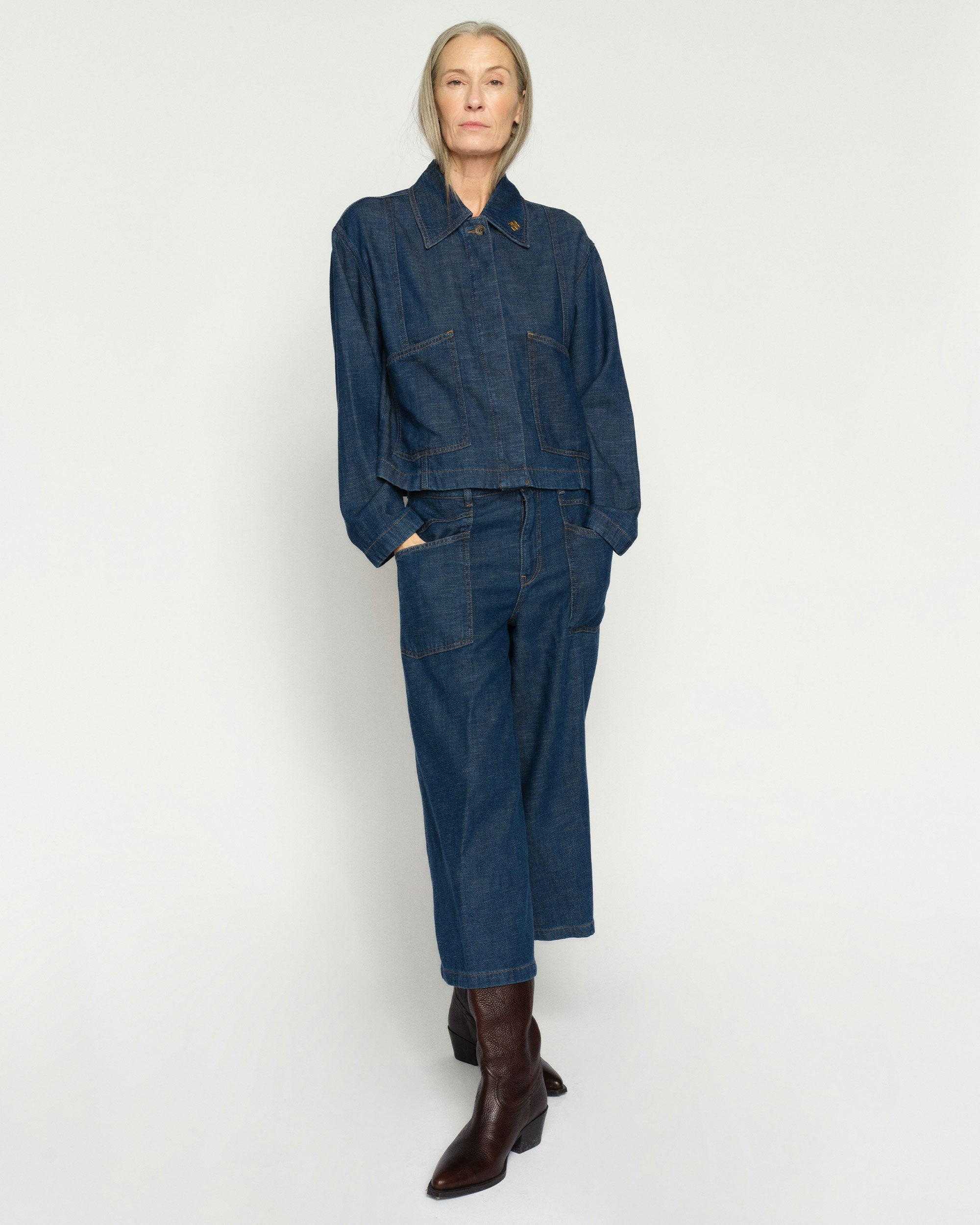 Culotte Arge Jeans - Dark Blue