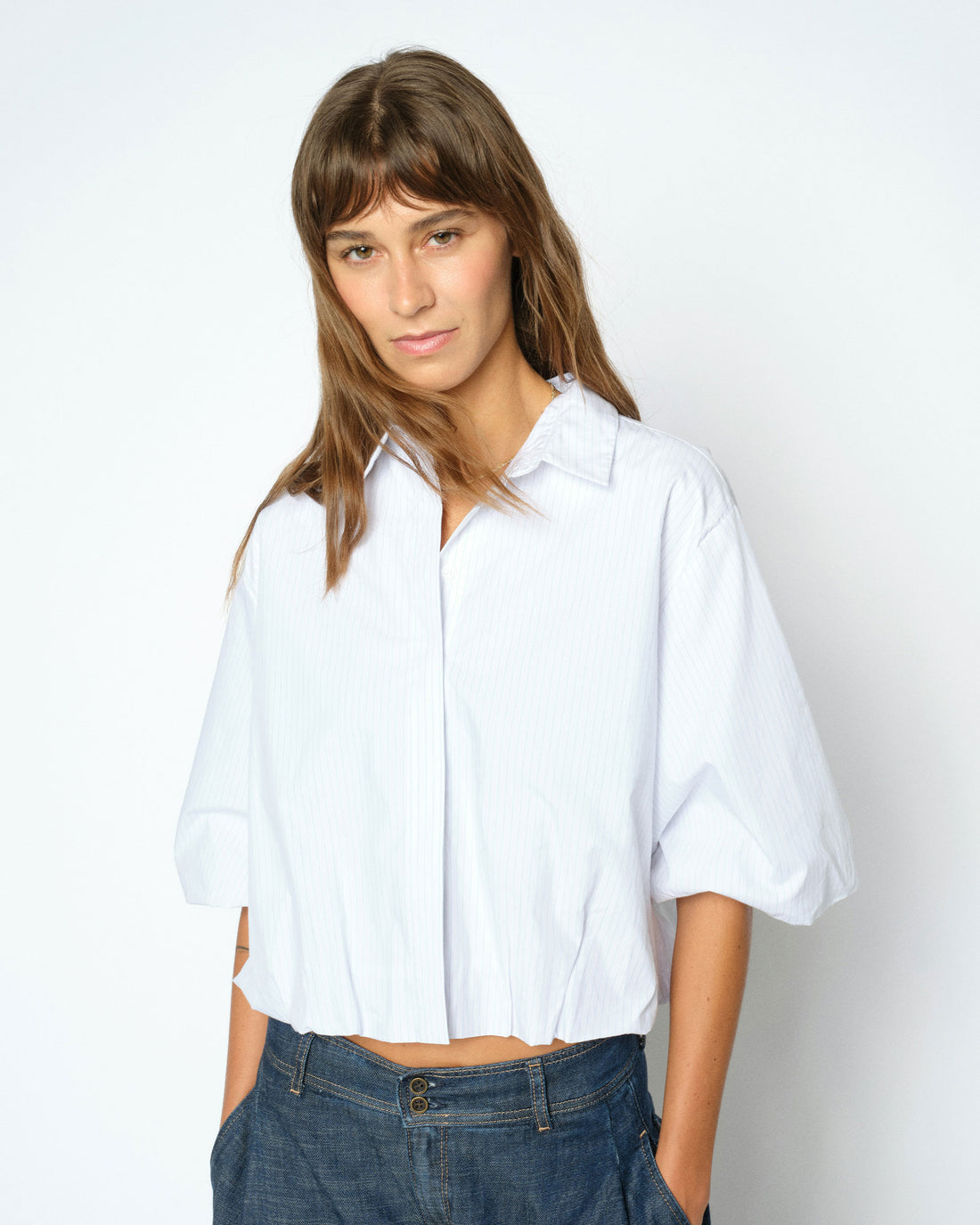 Maxime Nylah Shirt - Bright White