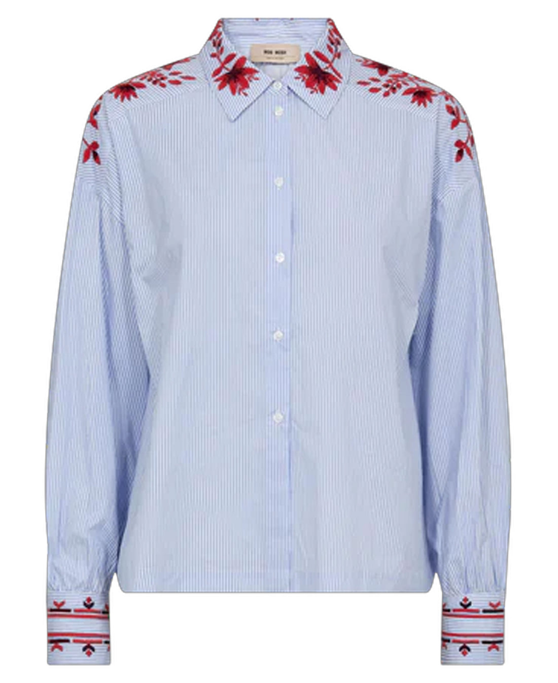 Osmo Stripey Shirt - Brunnera Blue