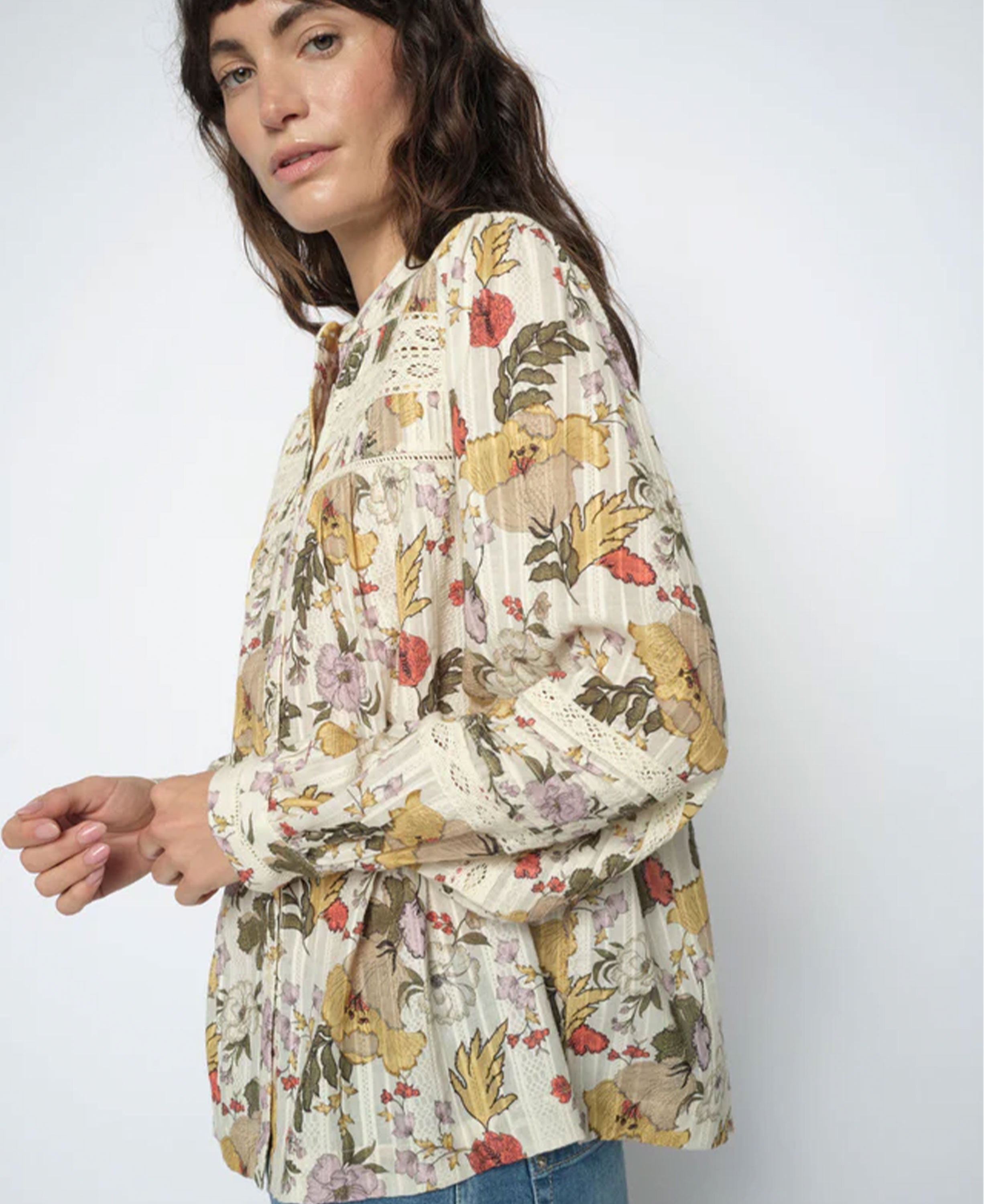 Bell Flowwa Shirt - Ecru