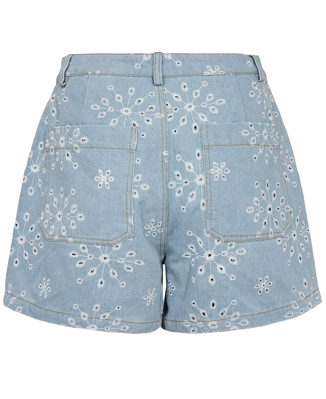 Nudelilah Shorts - Light Blue Denim