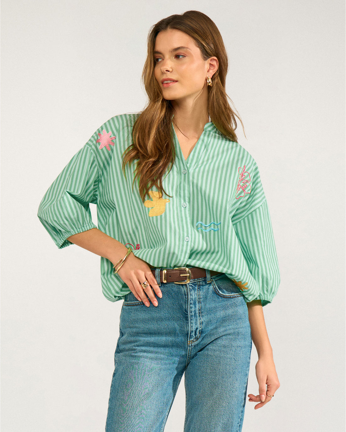 Nuseanne Shirt - Absinthe Green