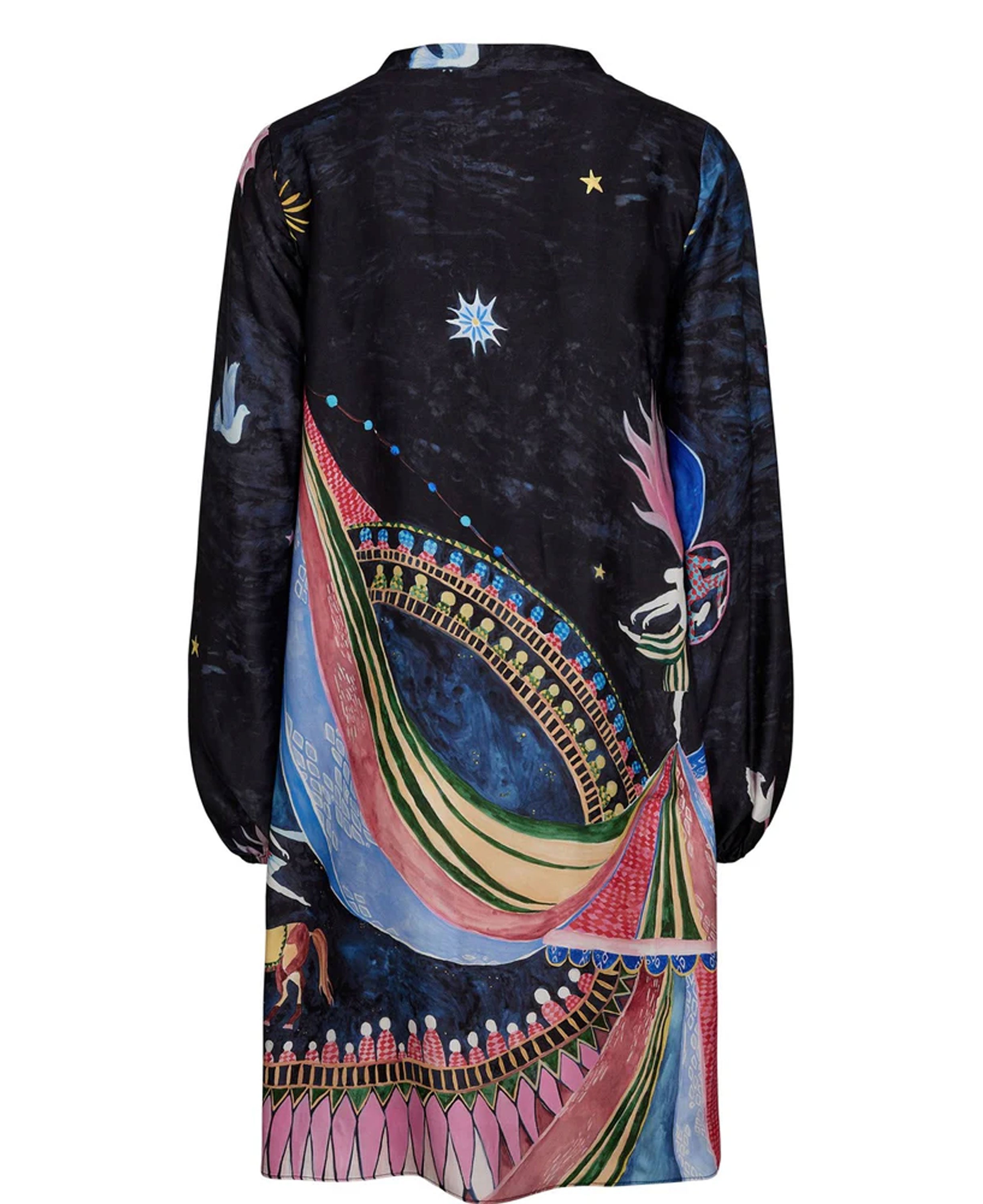 Nustarla Short Dress - Obsidian