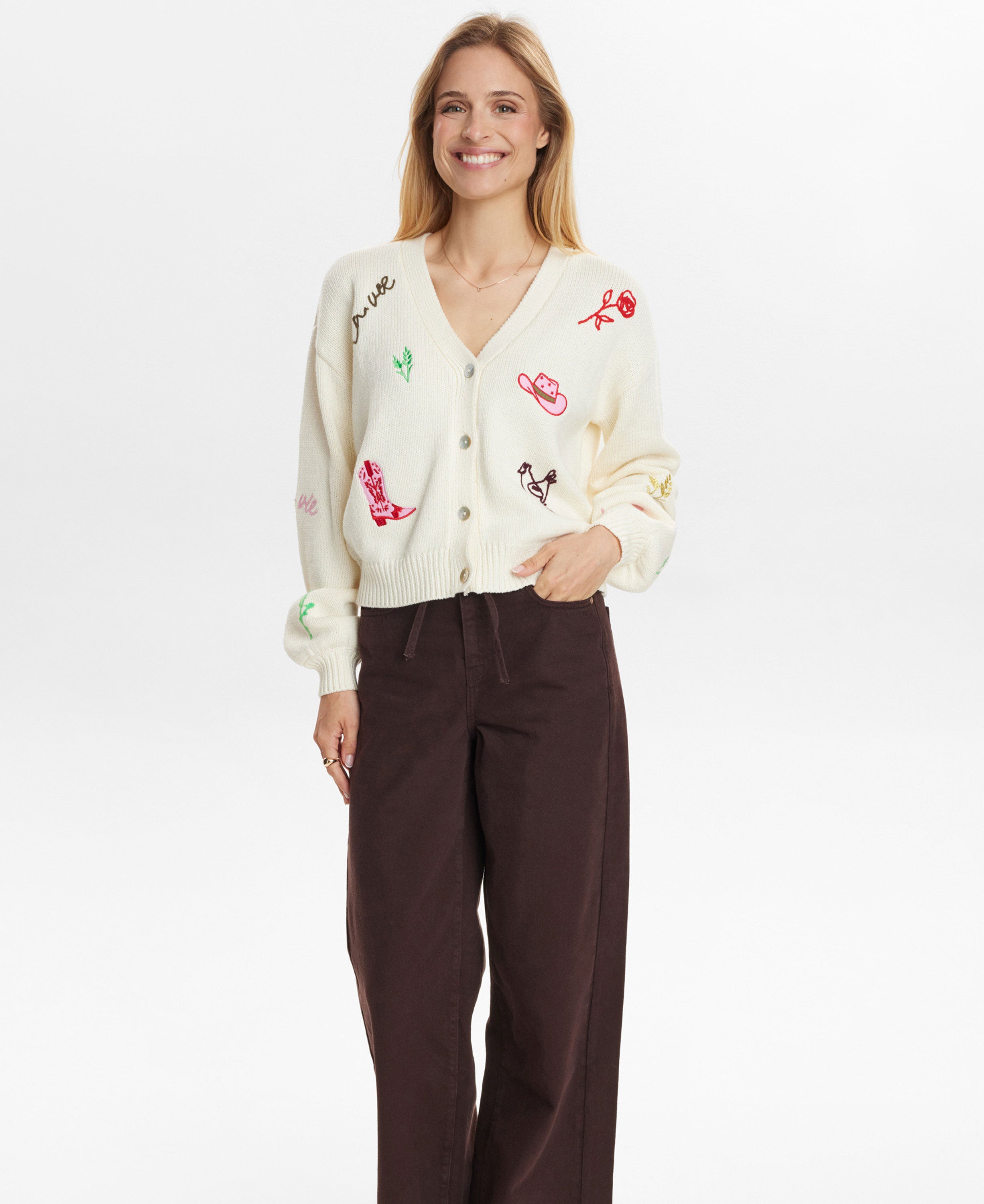 Nuwally Cardigan - Pristine