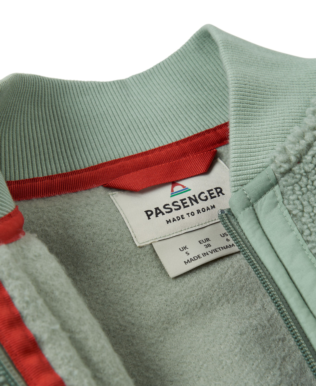 Lucia Recycled Sherpa Fleece - Pistachio