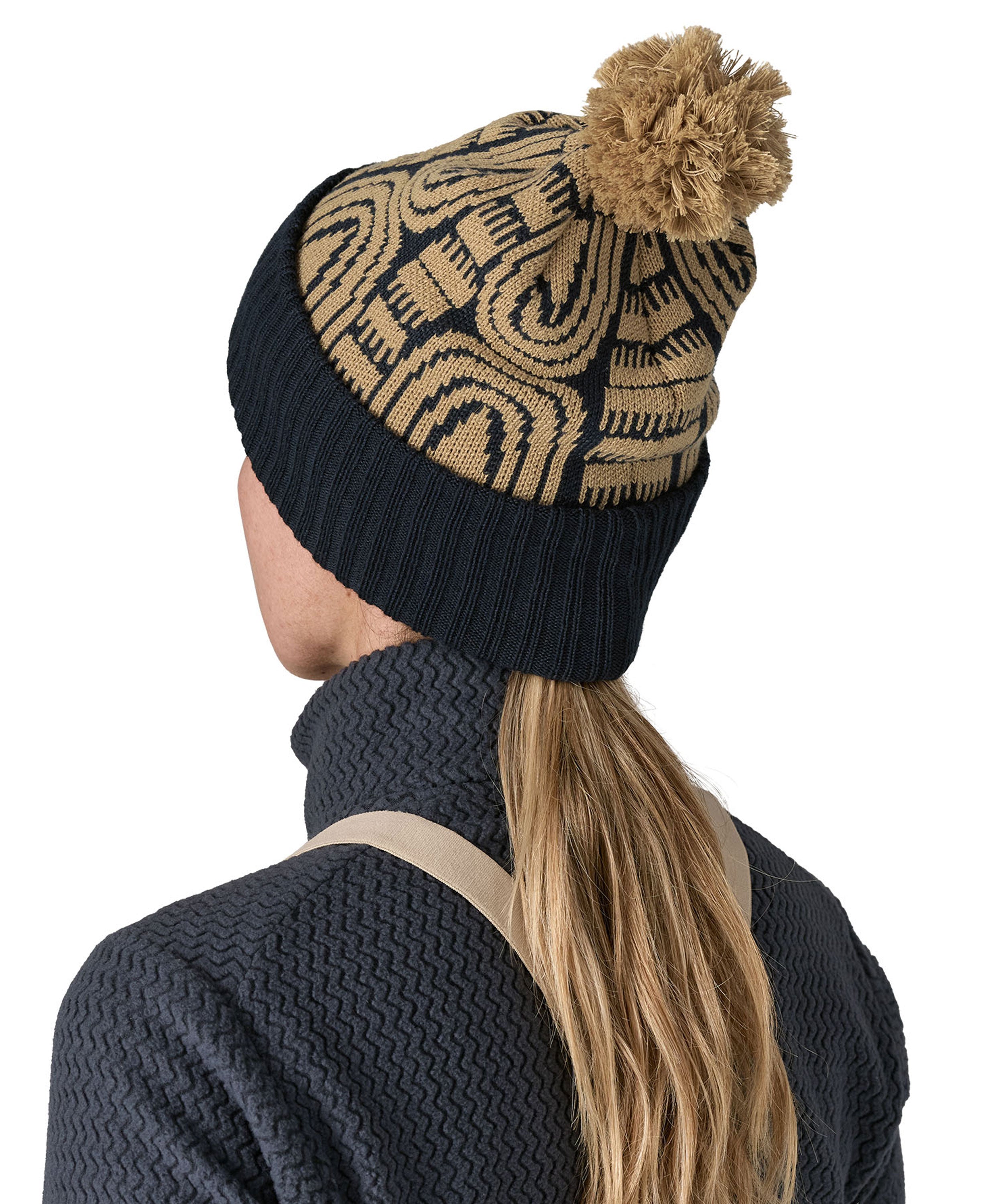 Powder Town Beanie - Flow: Sunken Blue