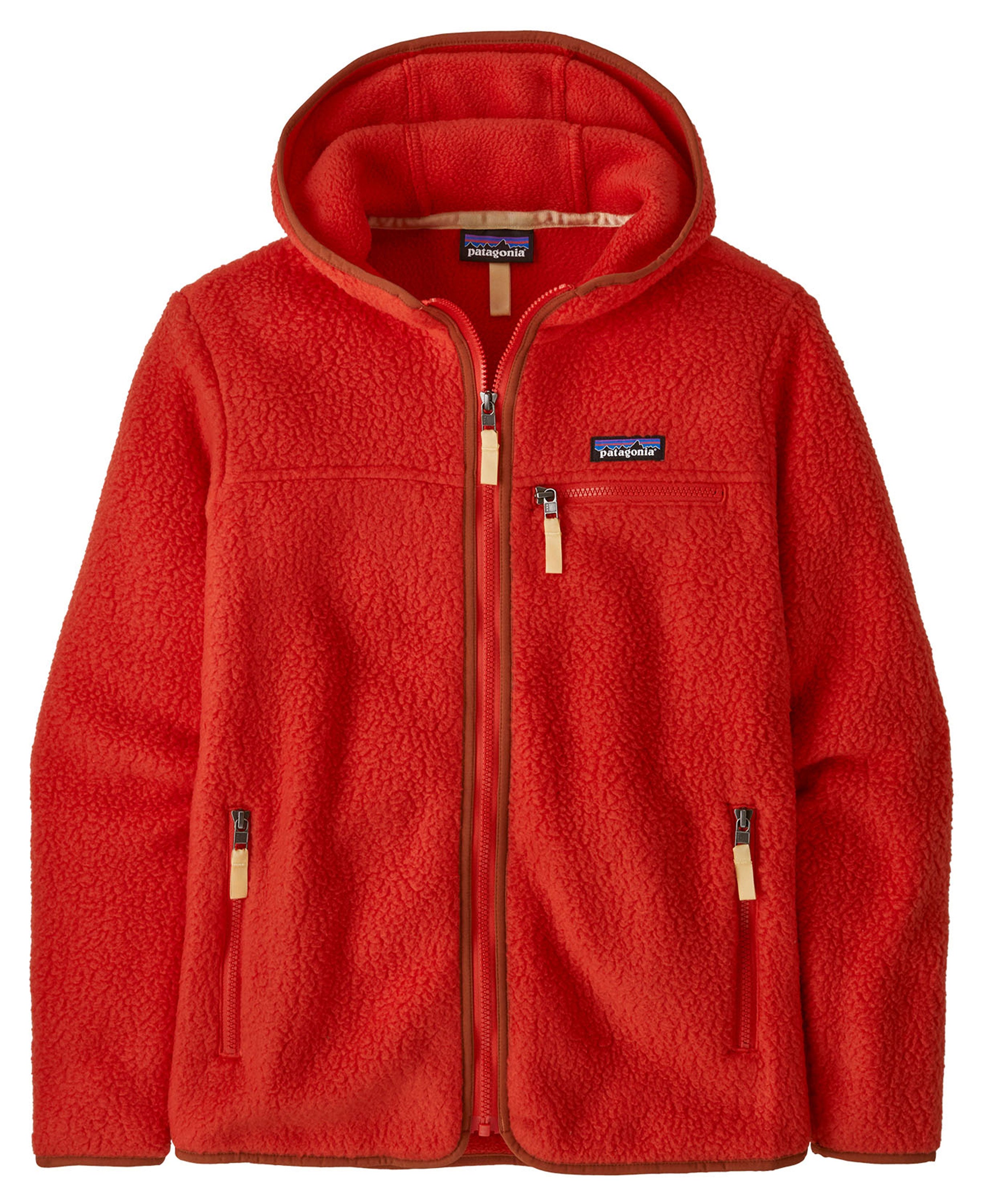 Patagonia retro pile shearling fleece hooded jacket online