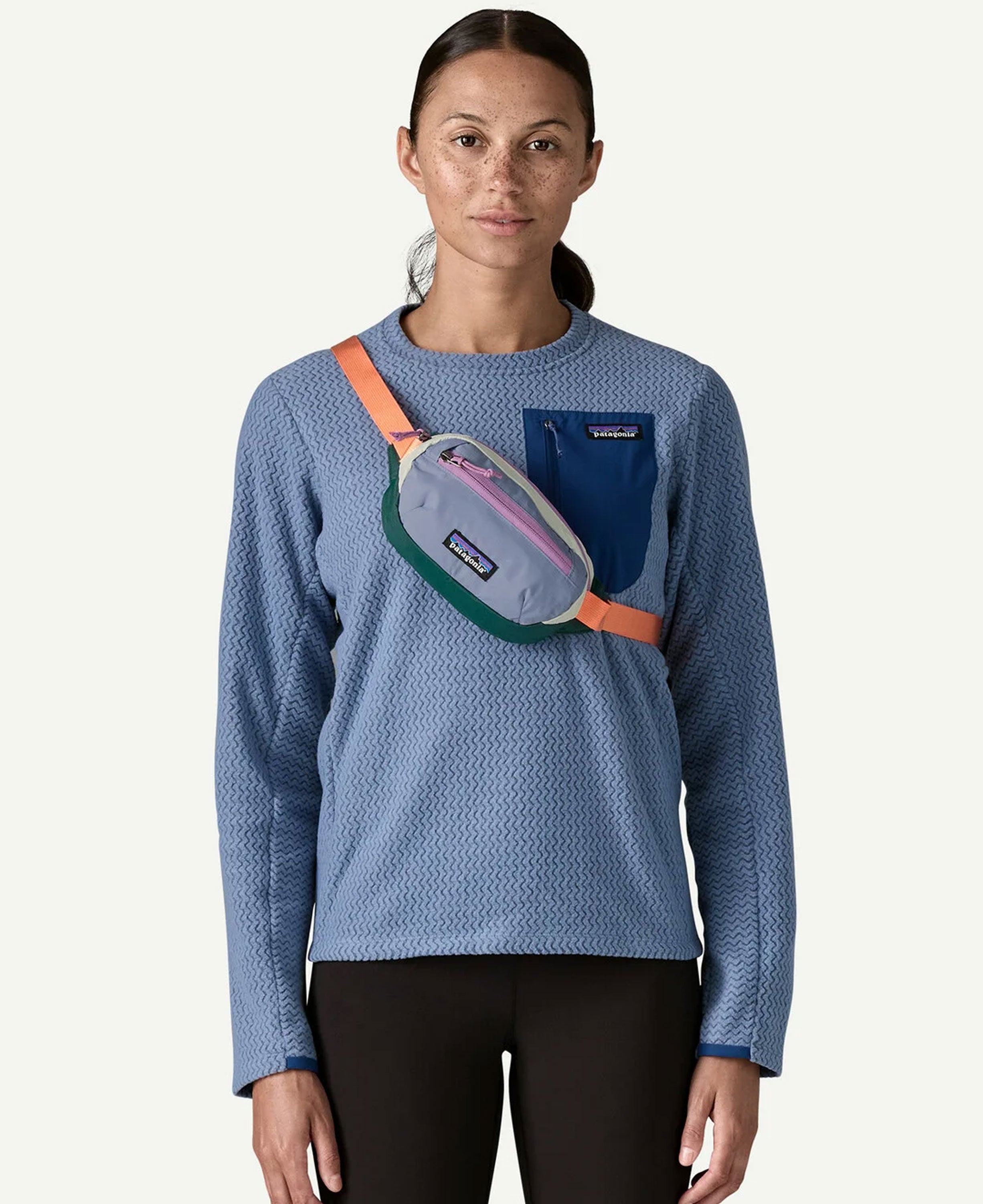 Terravia Mini Hip Pack - Patchwork: Barnacle Blue