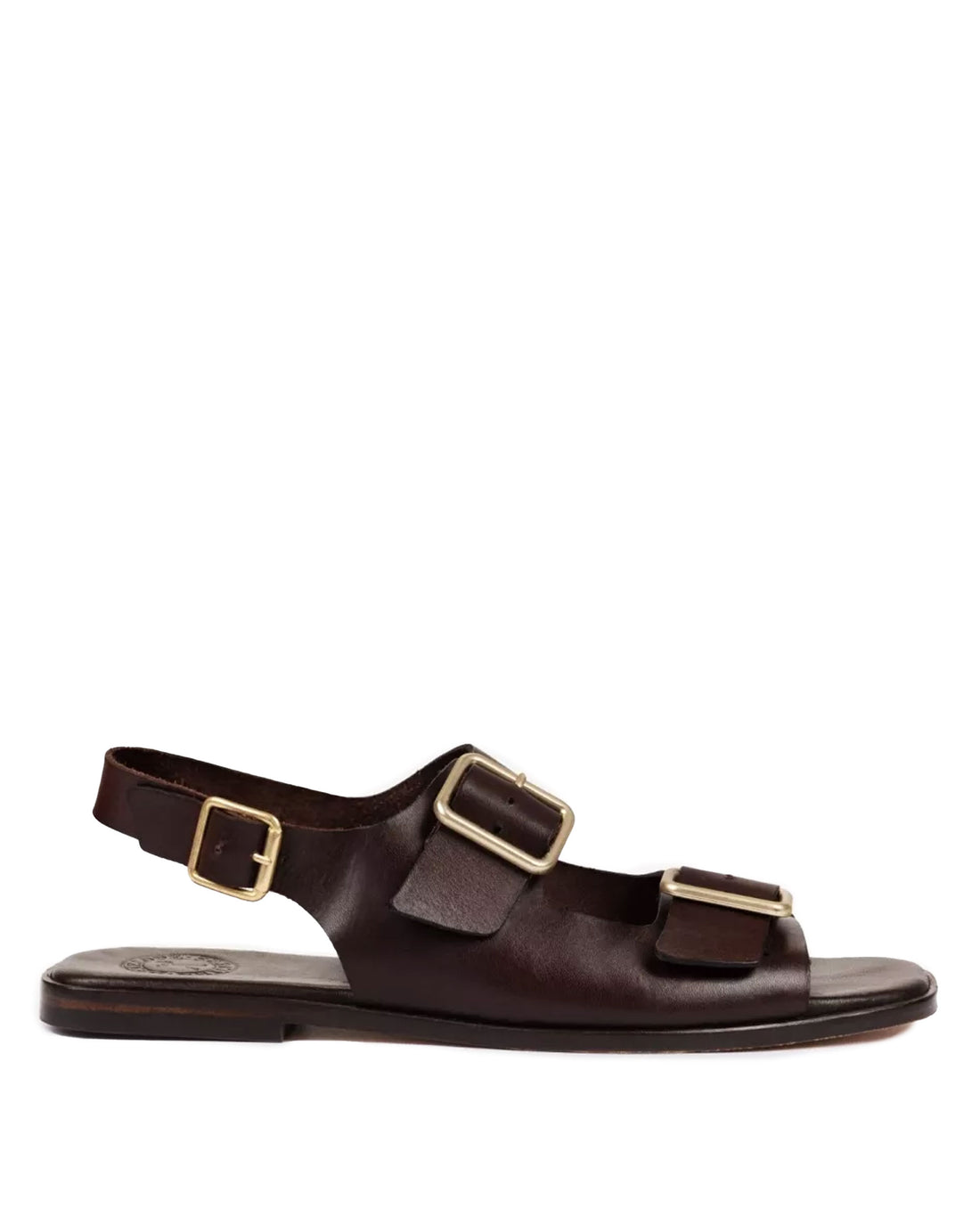 Portobello Leather Sandal - Bitter Chocolate