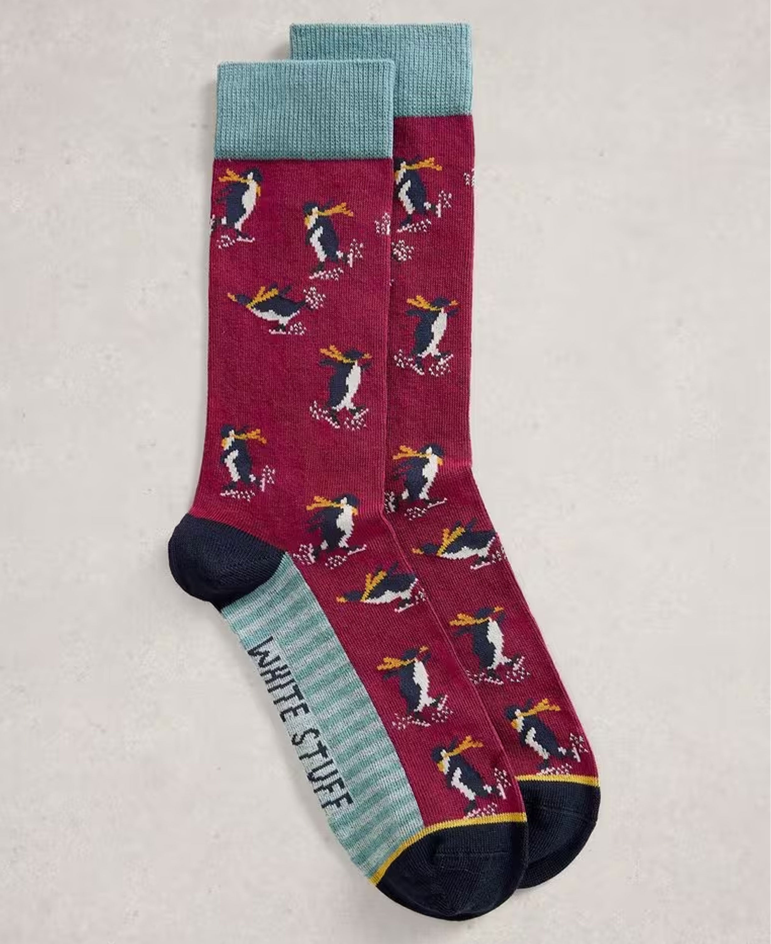 Skiing Penguins In A Cracker - Red Mlt