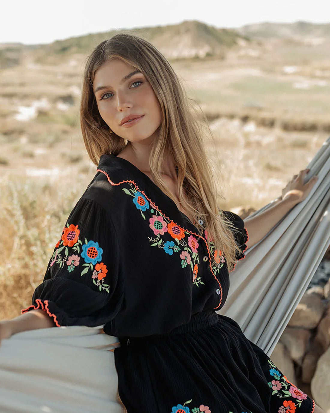 Bora Bora Blouse - Black