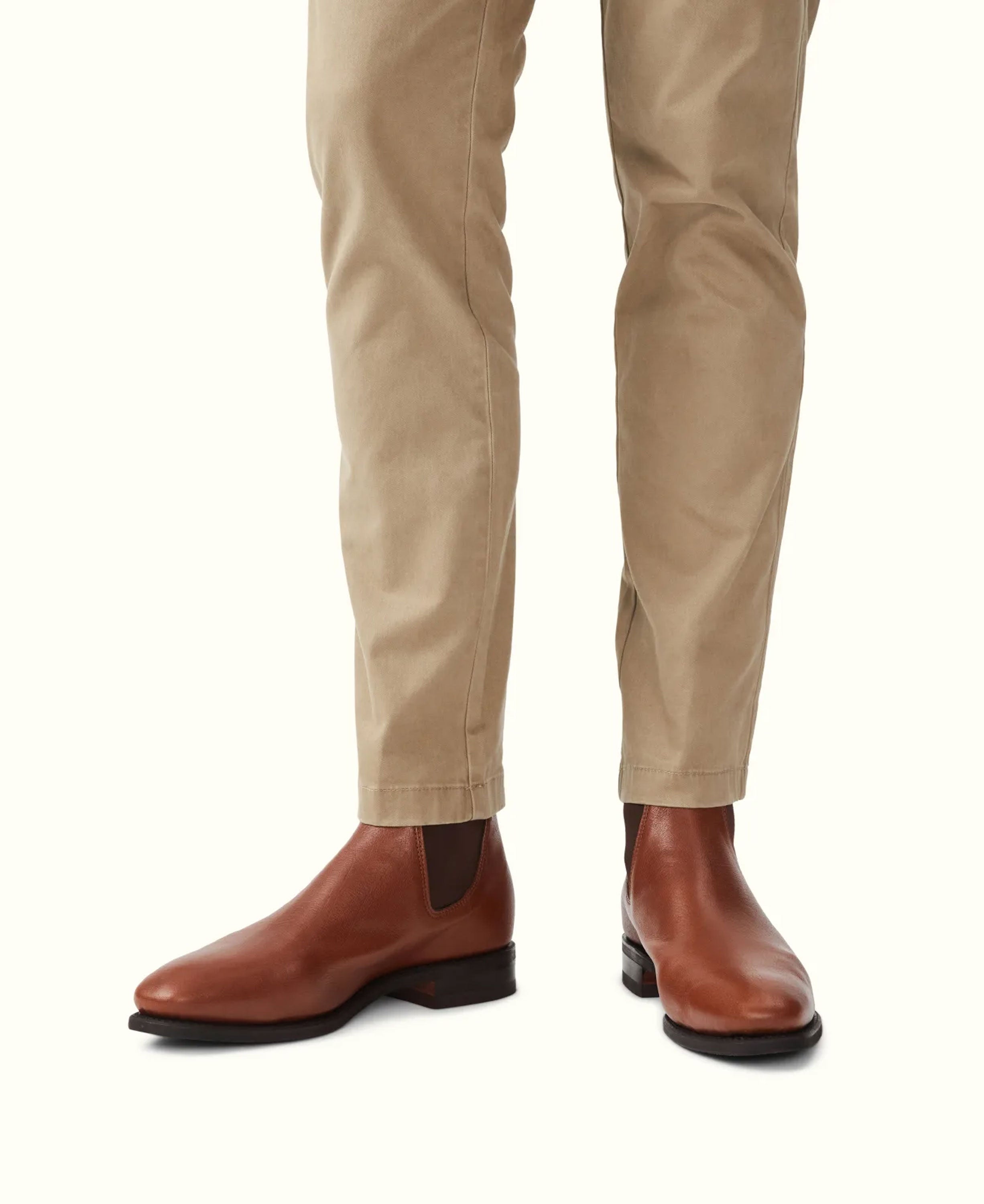 Kangaroo Comfort Craftsman Boots - Tan Bark